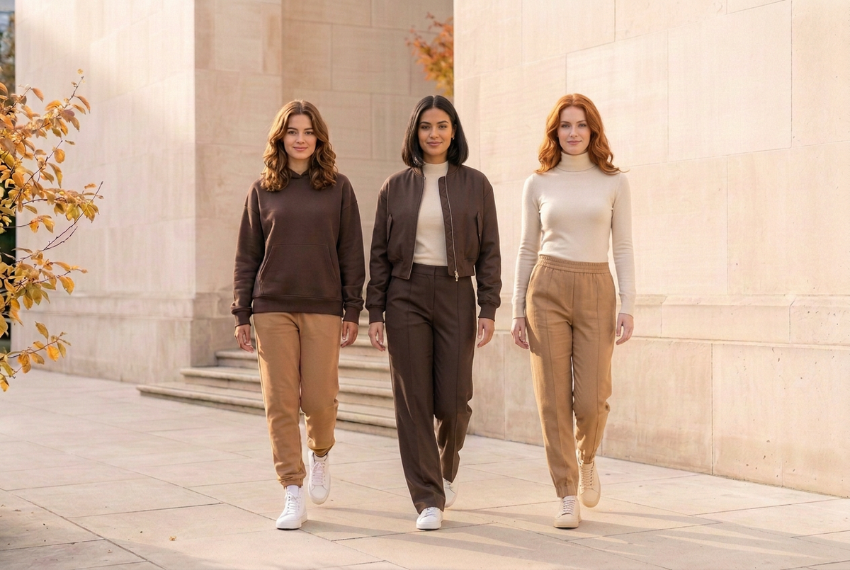 Pilqo — trzy różne modelki w dopracowanym luxury streetwear