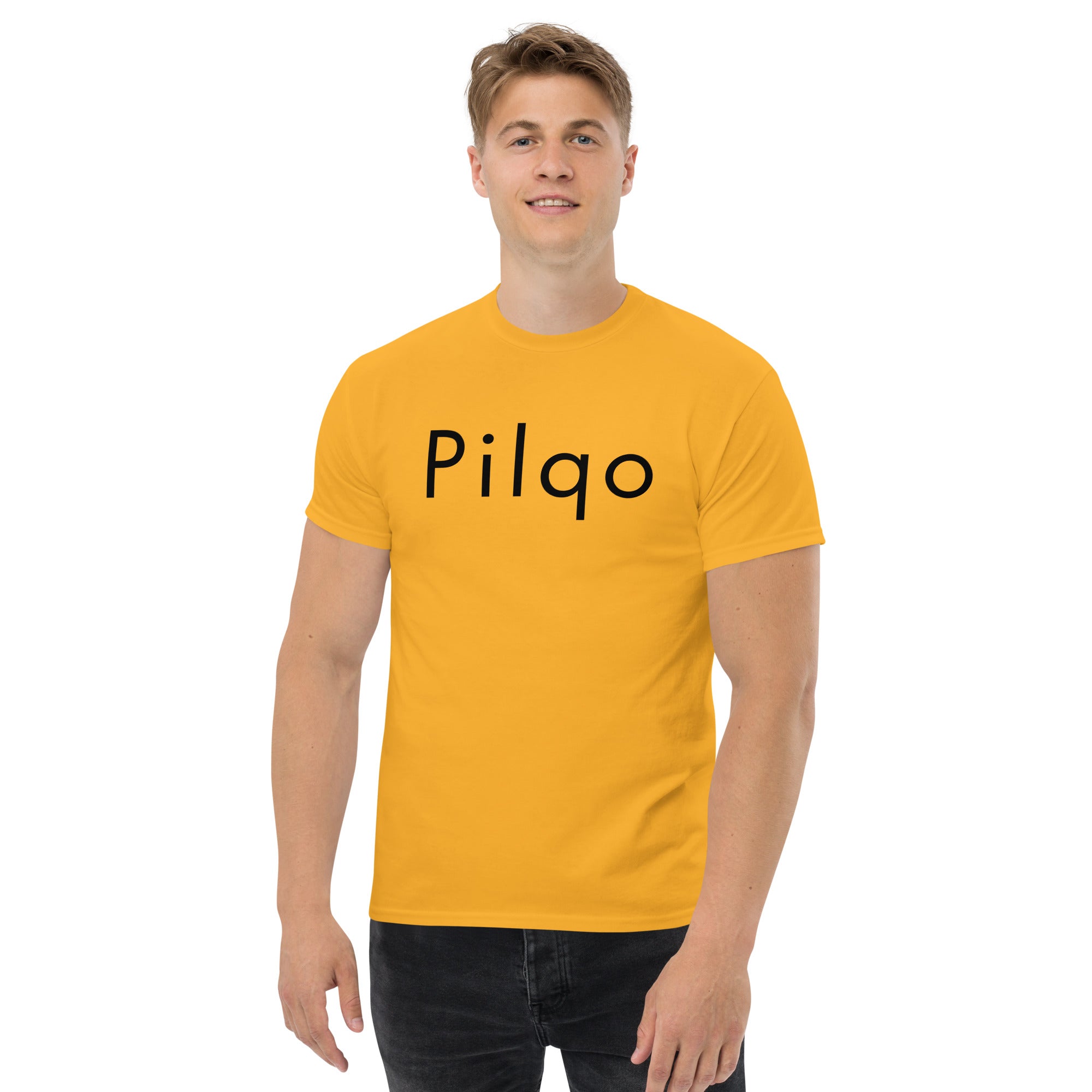 Classic tee with text Pilqo