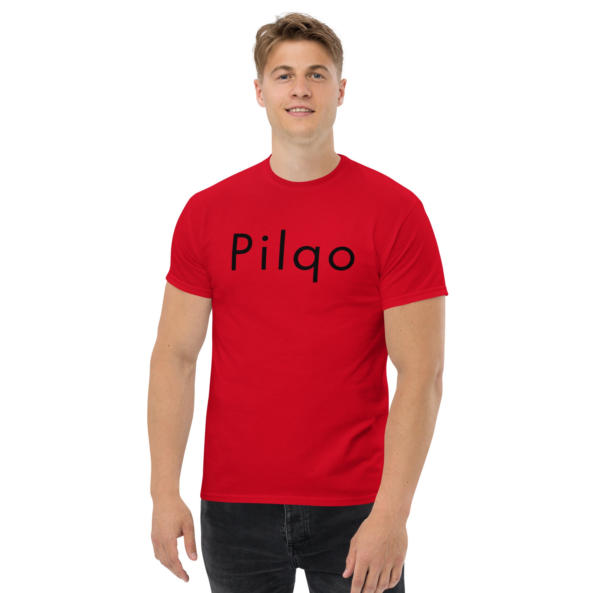 Classic tee with text Pilqo