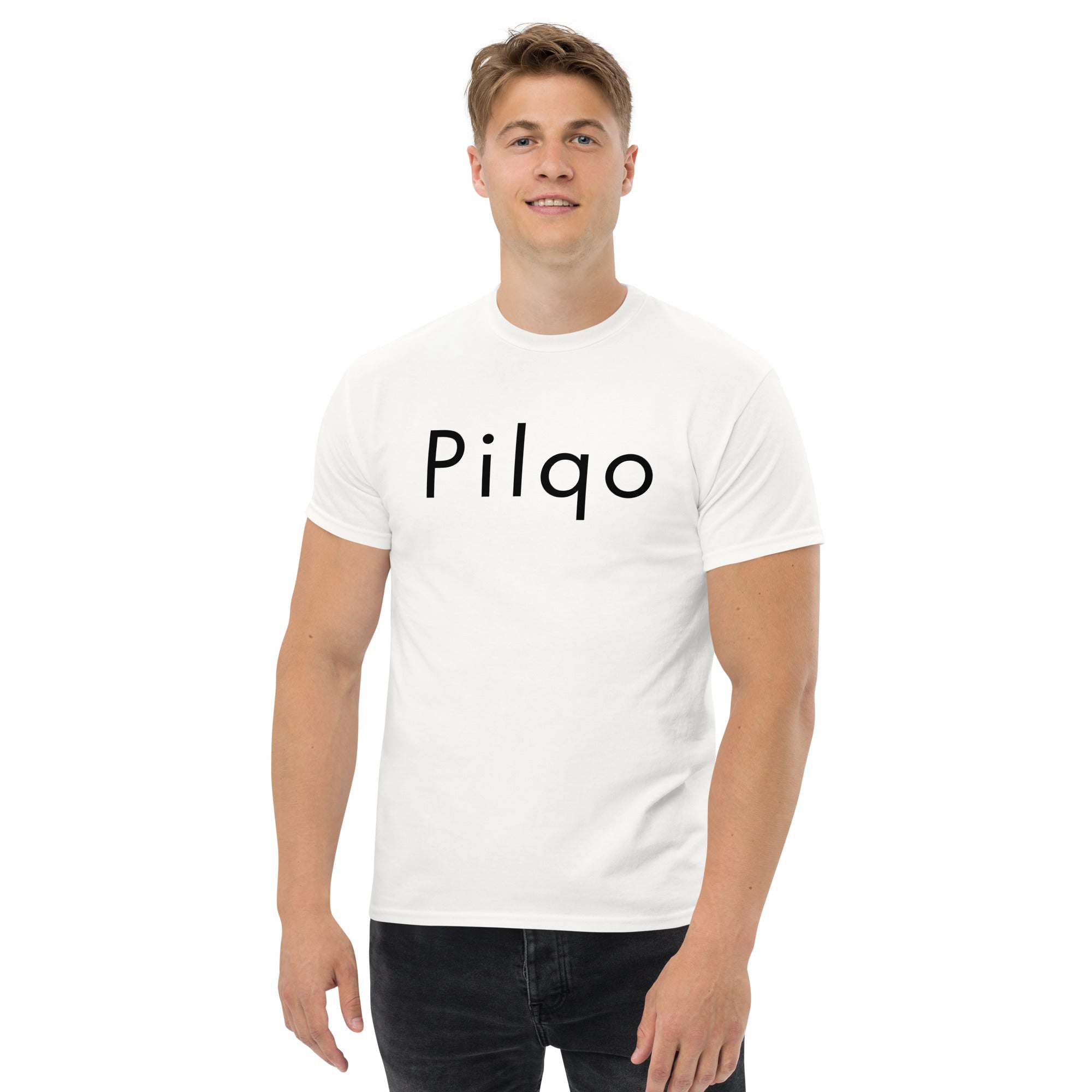 Classic tee with text Pilqo