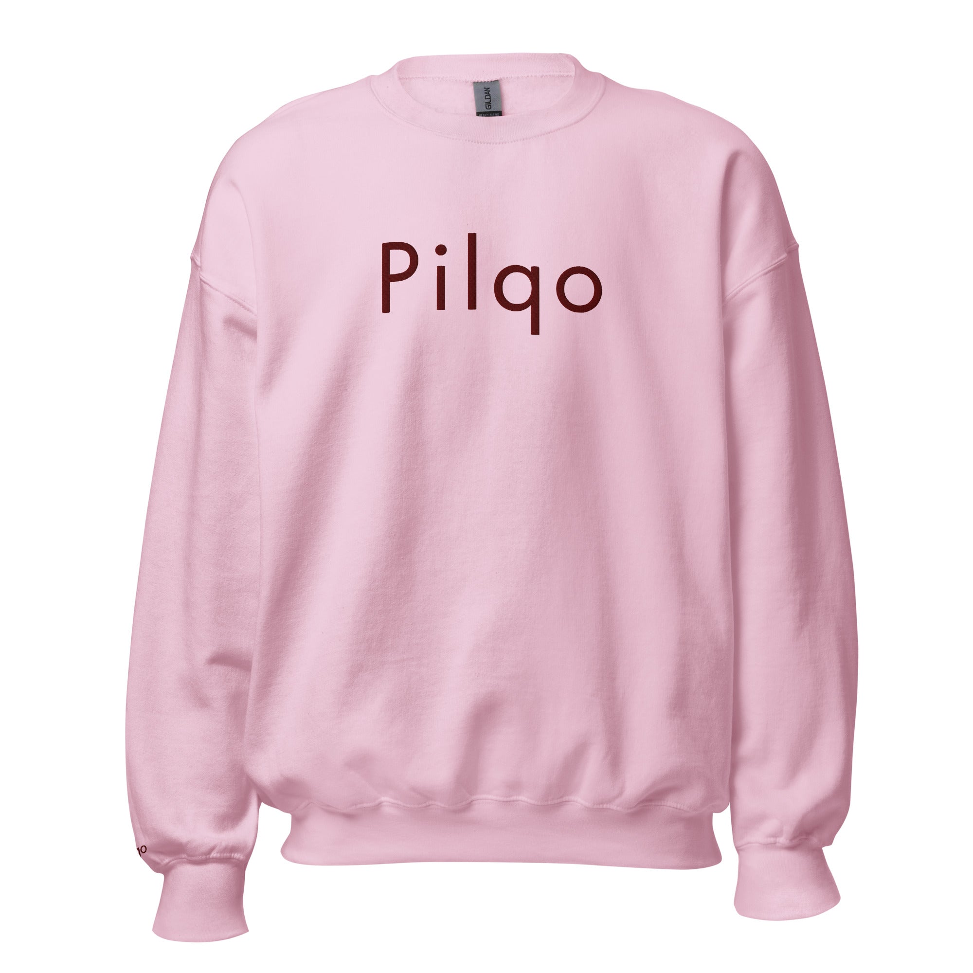 Sweatshirt with embroidery text and logo wrist