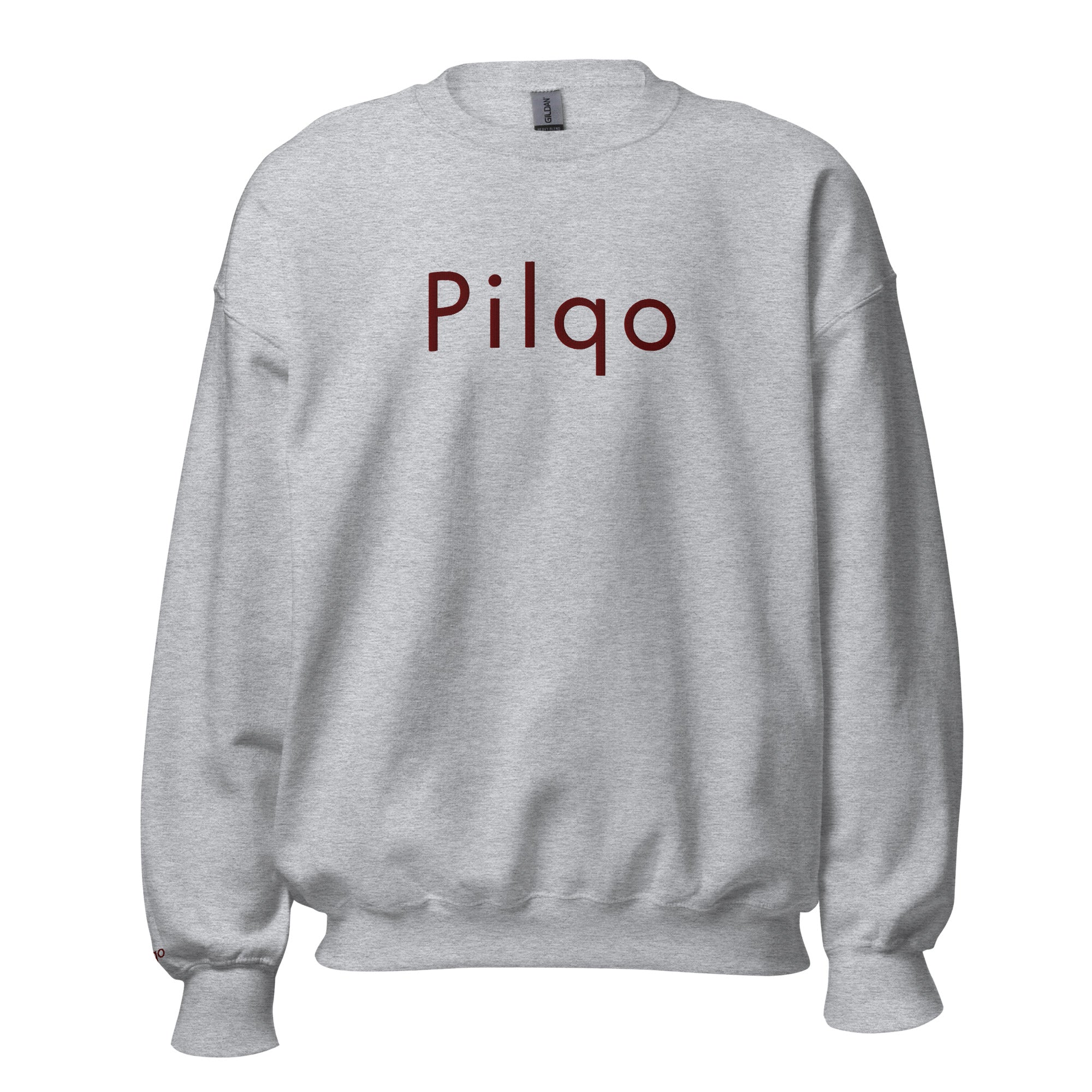 Sweatshirt with embroidery text and logo wrist