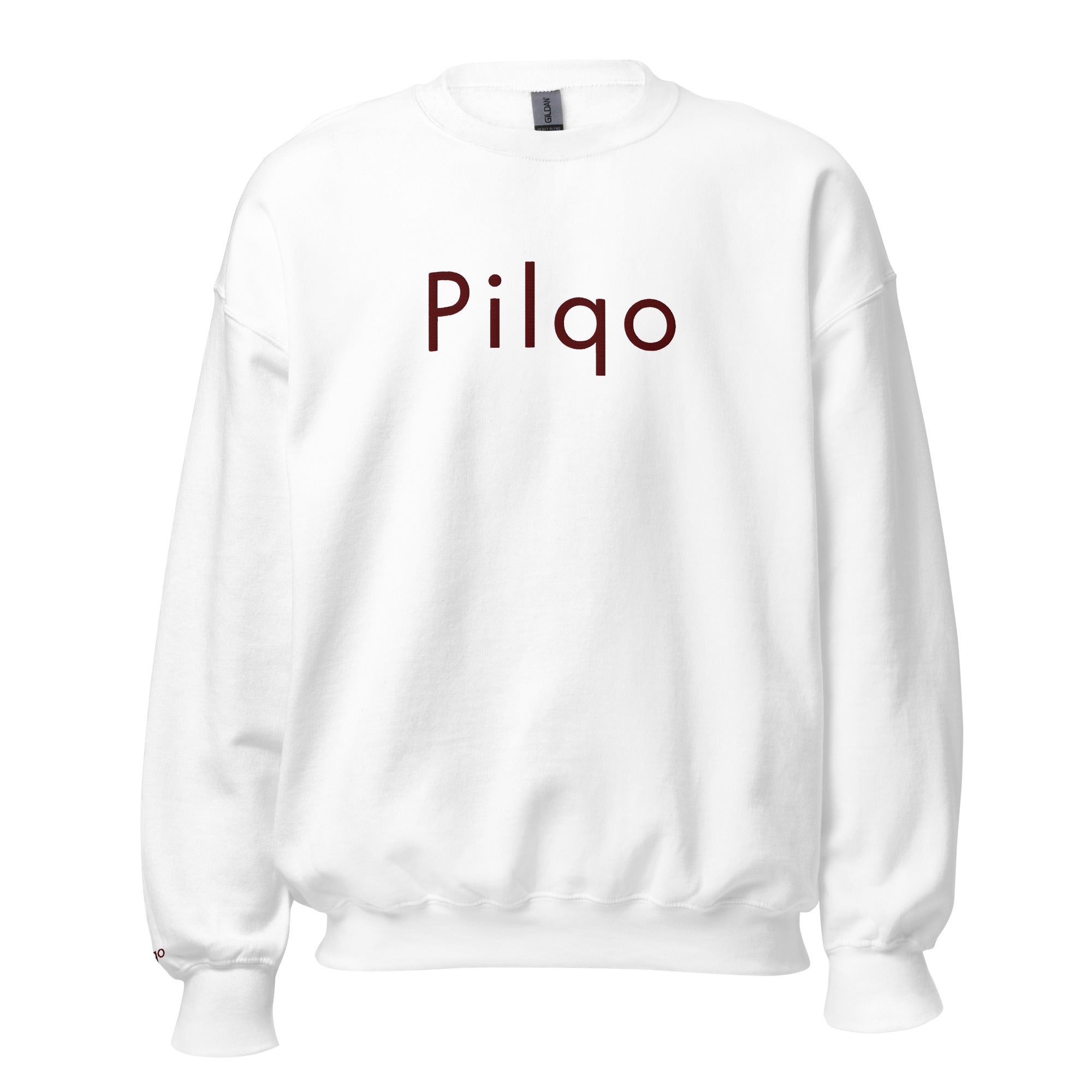 Sweatshirt with embroidery text and logo wrist