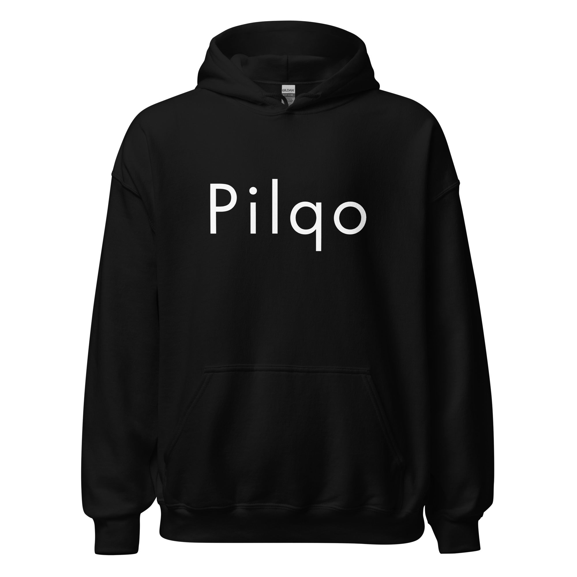 Unisex Hoodie with text Pilqo