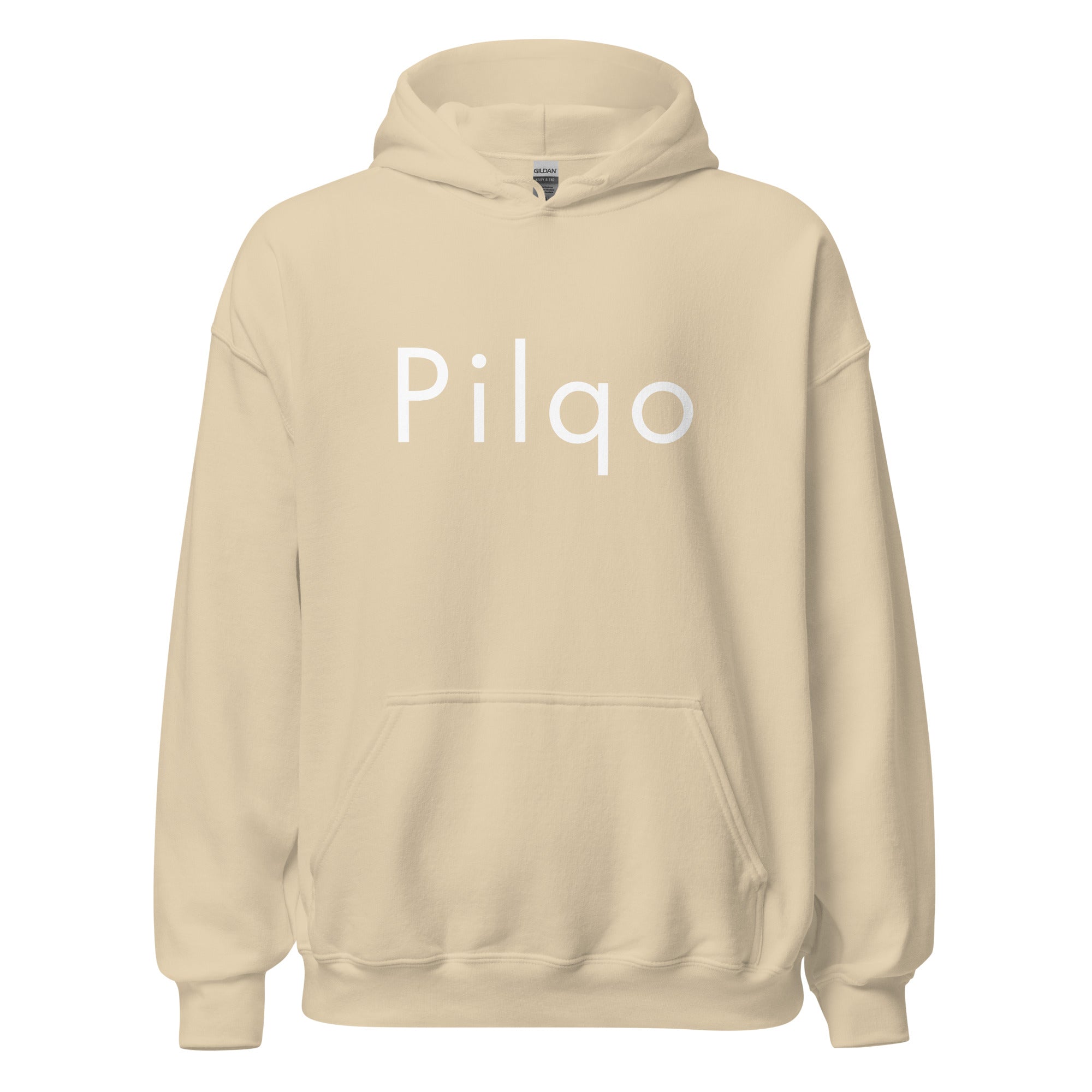 Unisex Hoodie with text Pilqo