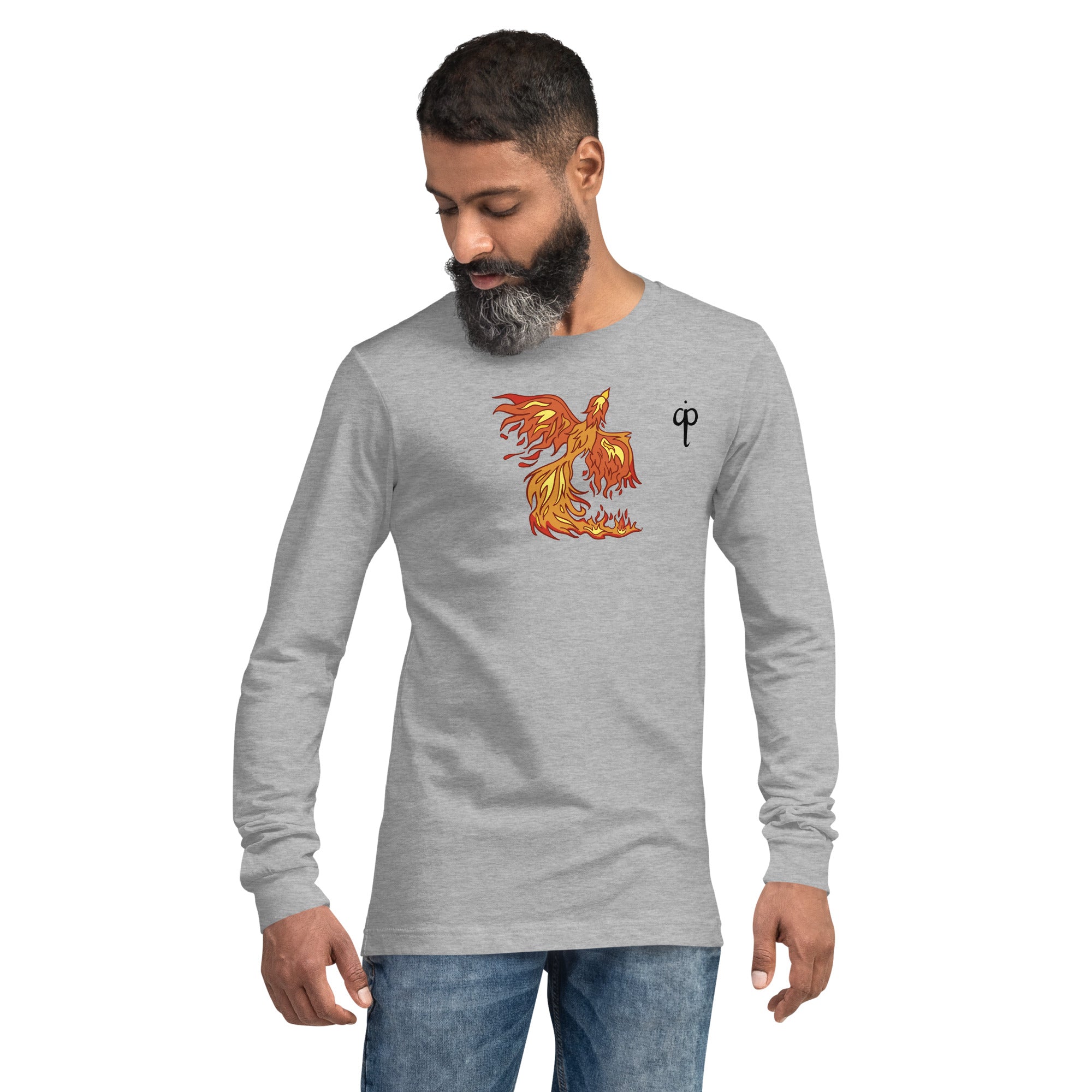 Long Sleeve Tee with graphic and logo