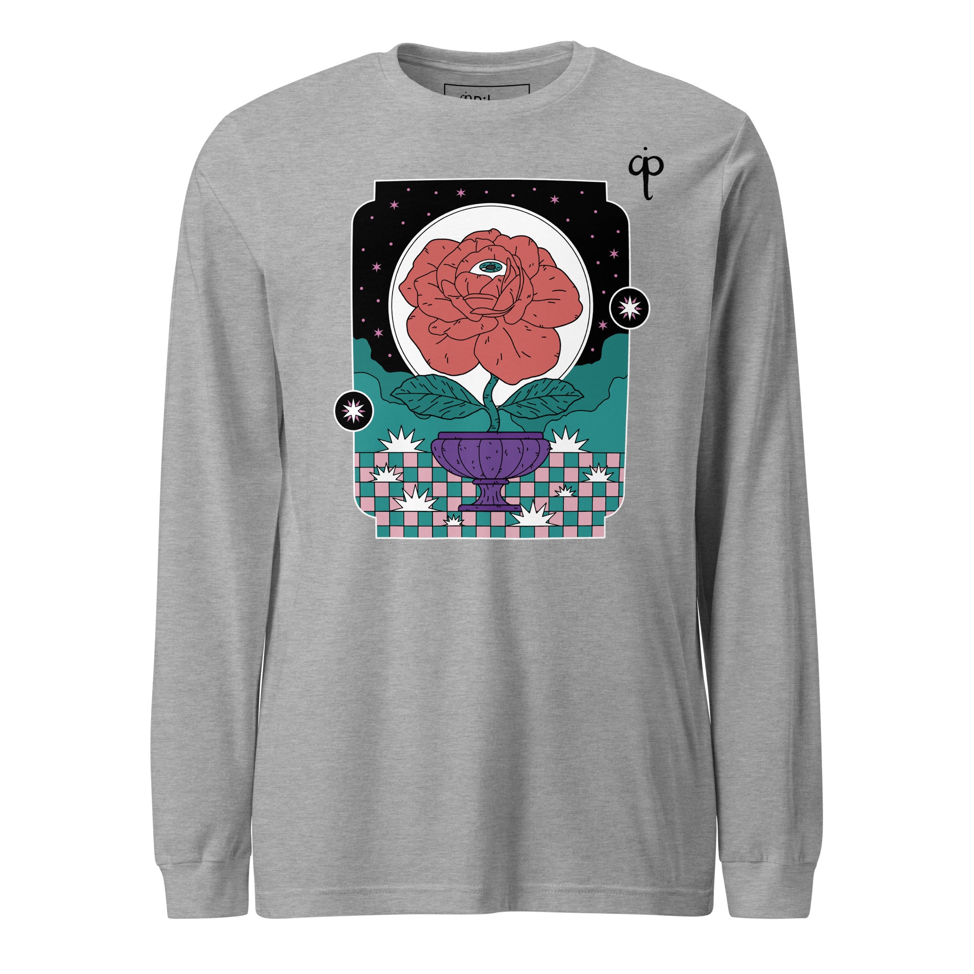 Long Sleeve Tee with graphic and logo