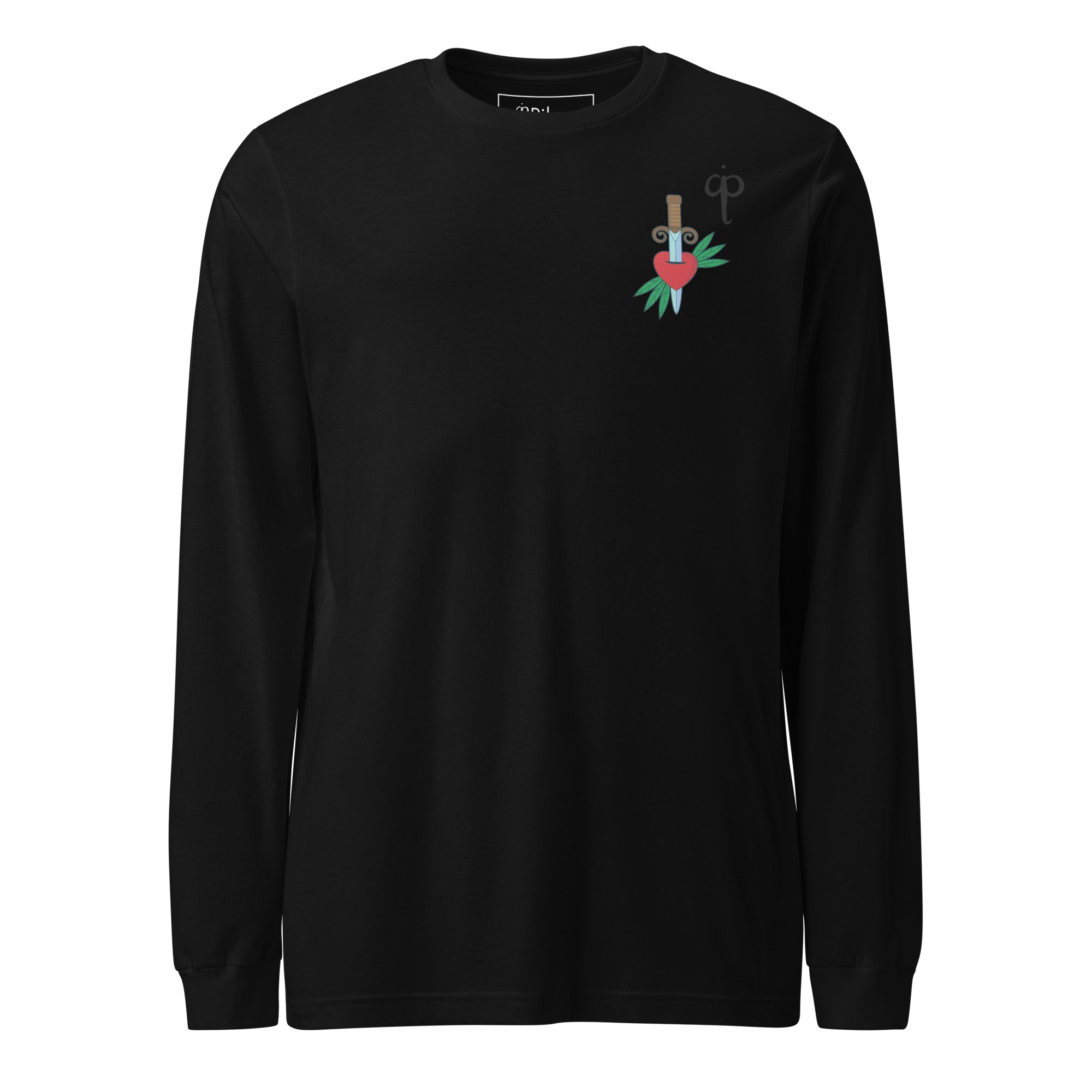 Long Sleeve Tee with graphic and logo