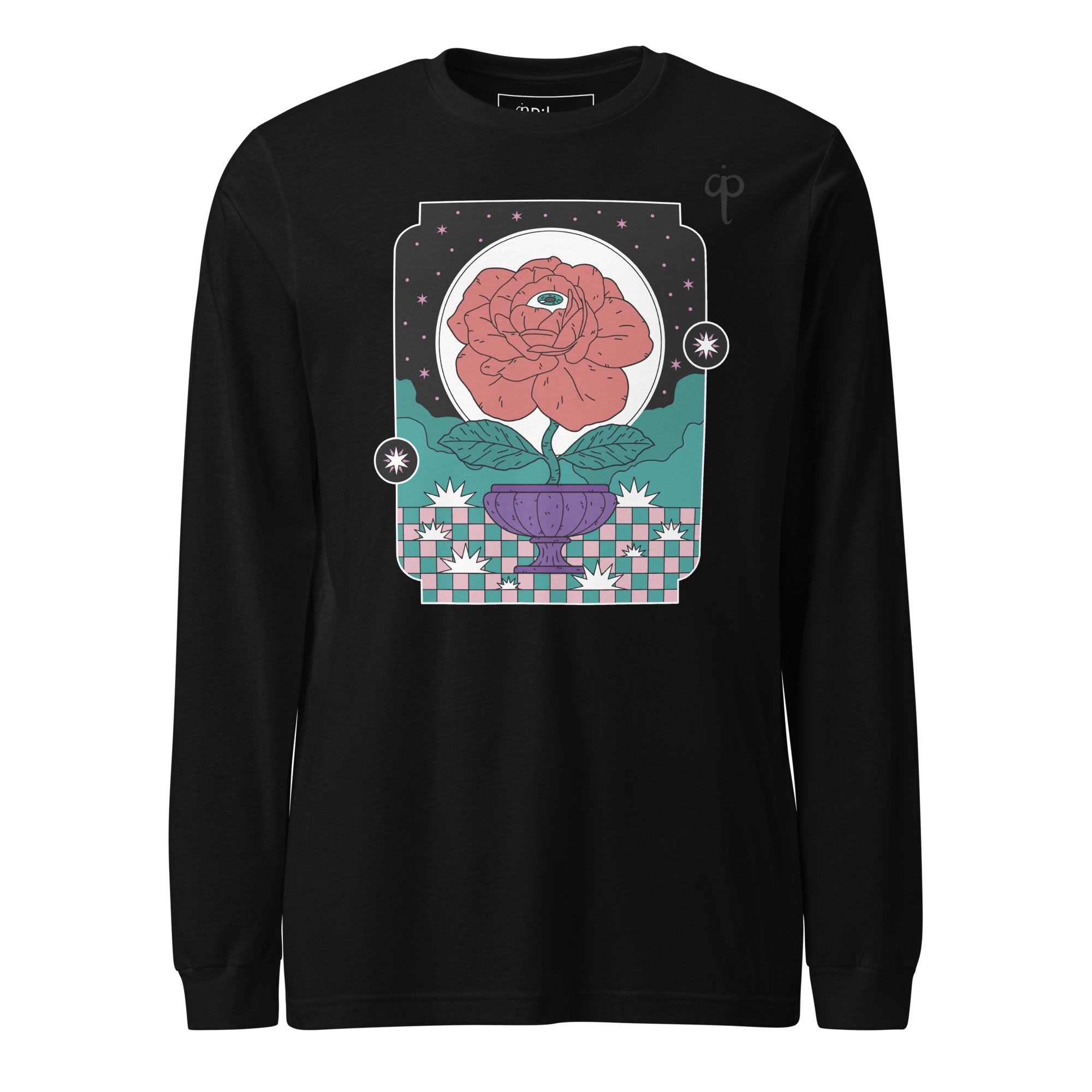 Long Sleeve Tee with graphic and logo