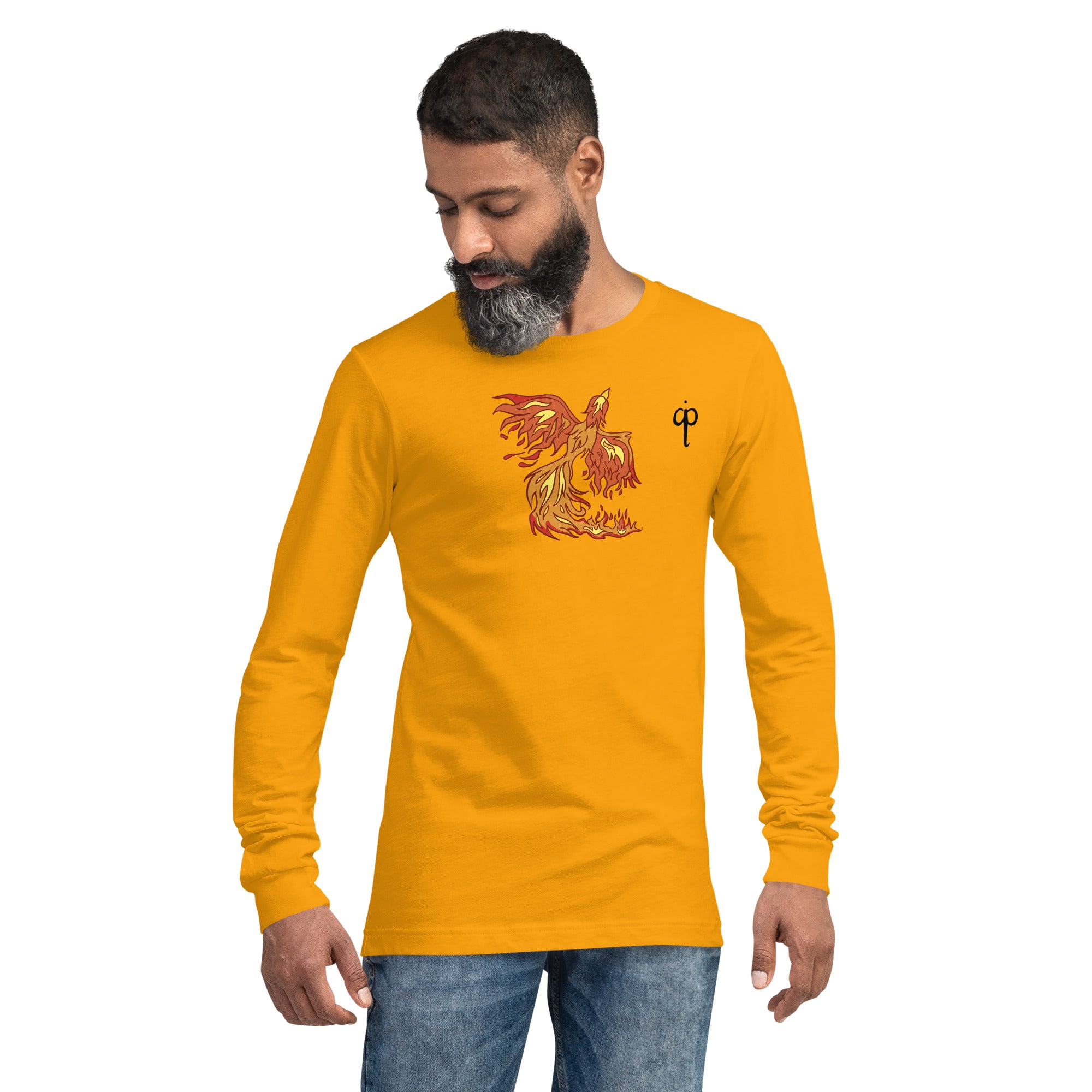 Long Sleeve Tee with graphic and logo