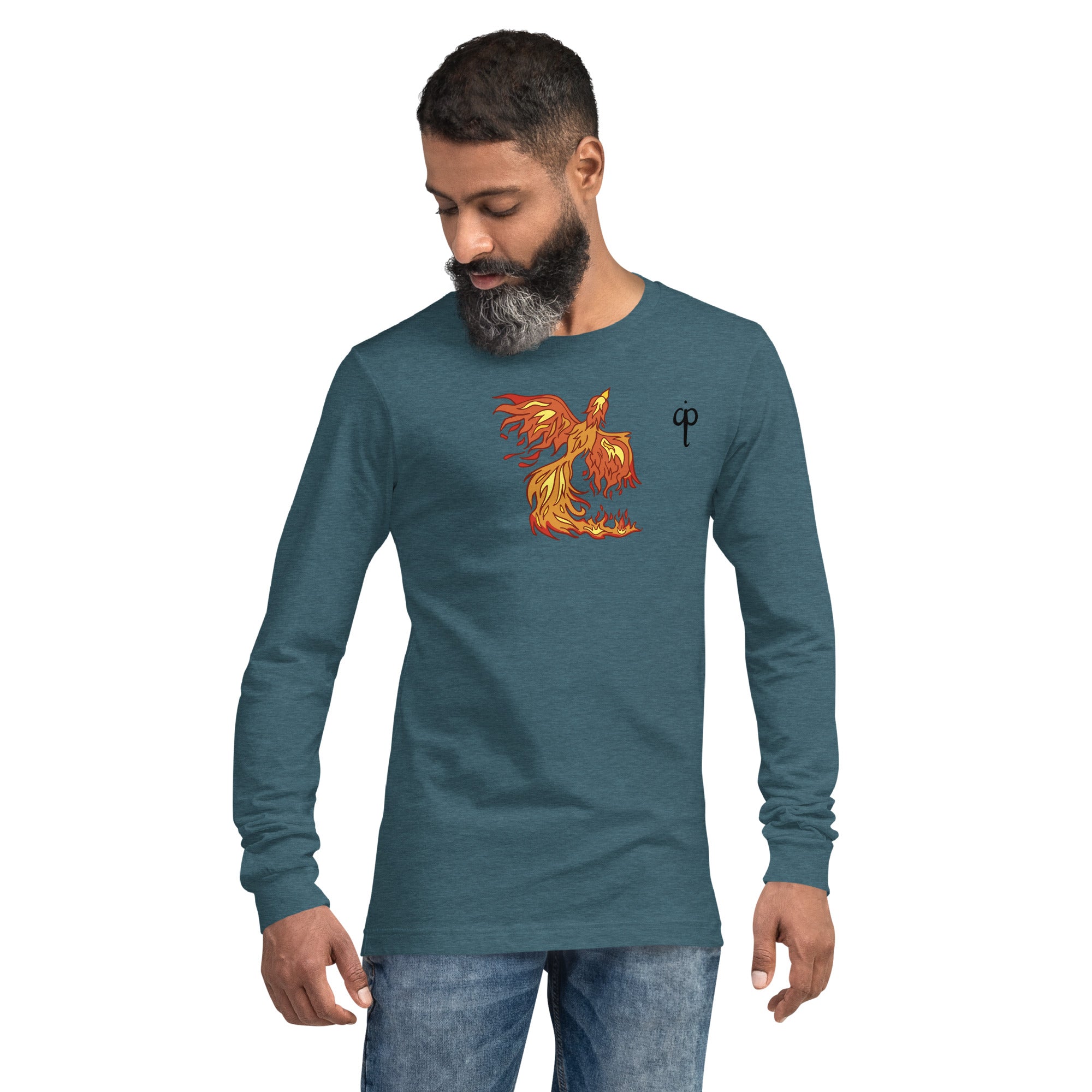 Long Sleeve Tee with graphic and logo