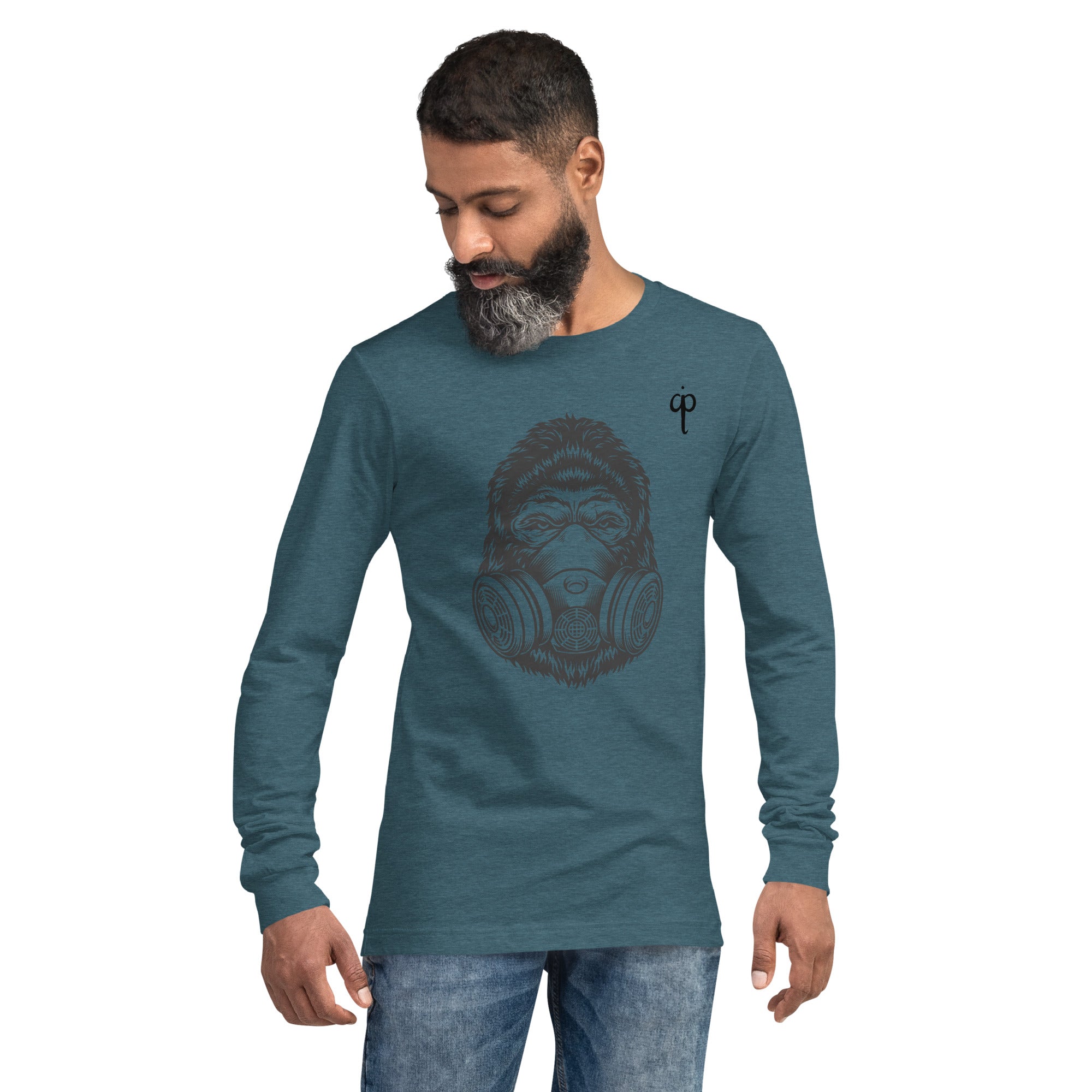 Long Sleeve Tee with graphic and logo