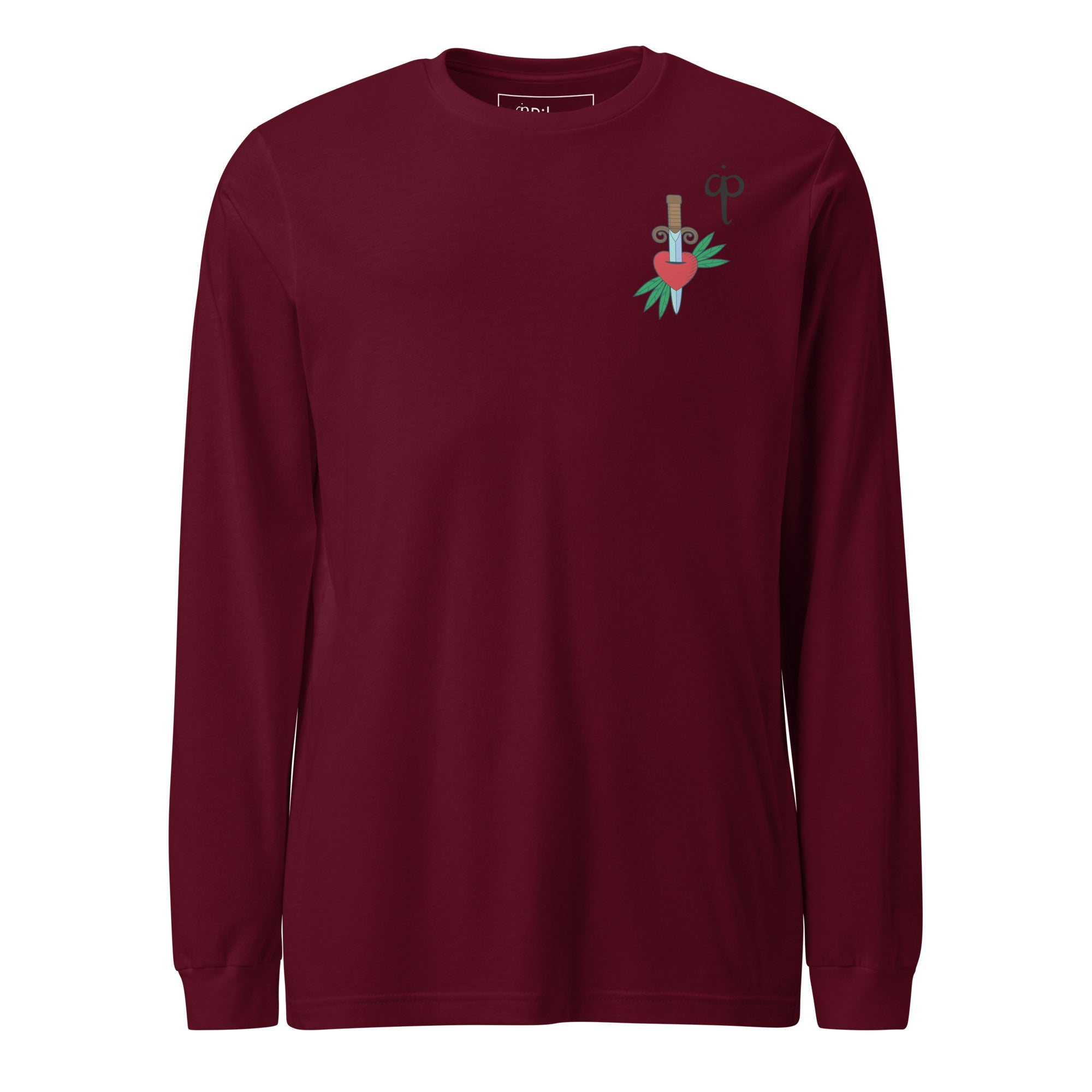 Long Sleeve Tee with graphic and logo