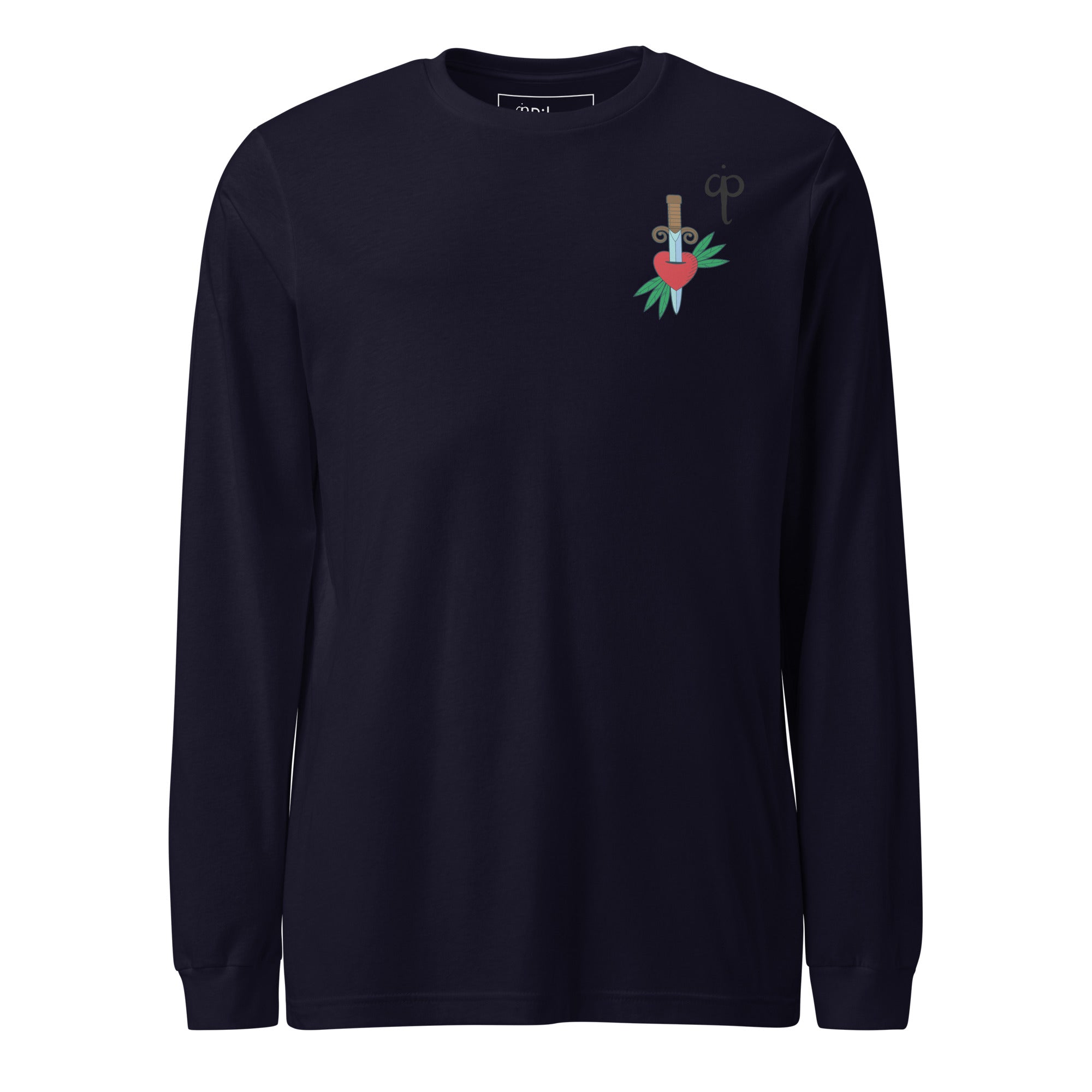 Long Sleeve Tee with graphic and logo