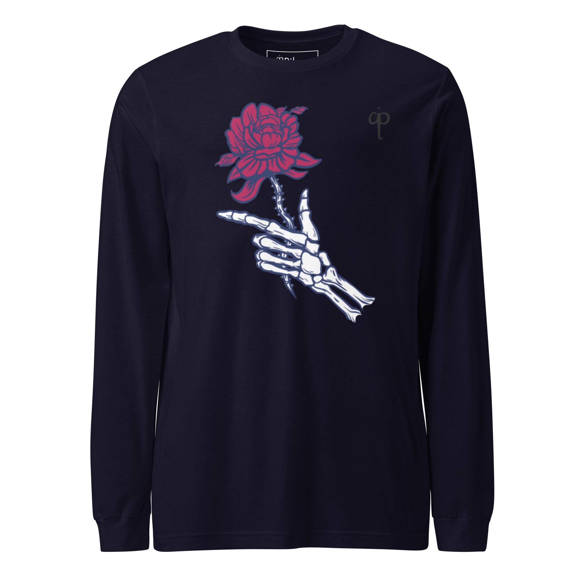 Long Sleeve Tee with graphic and logo