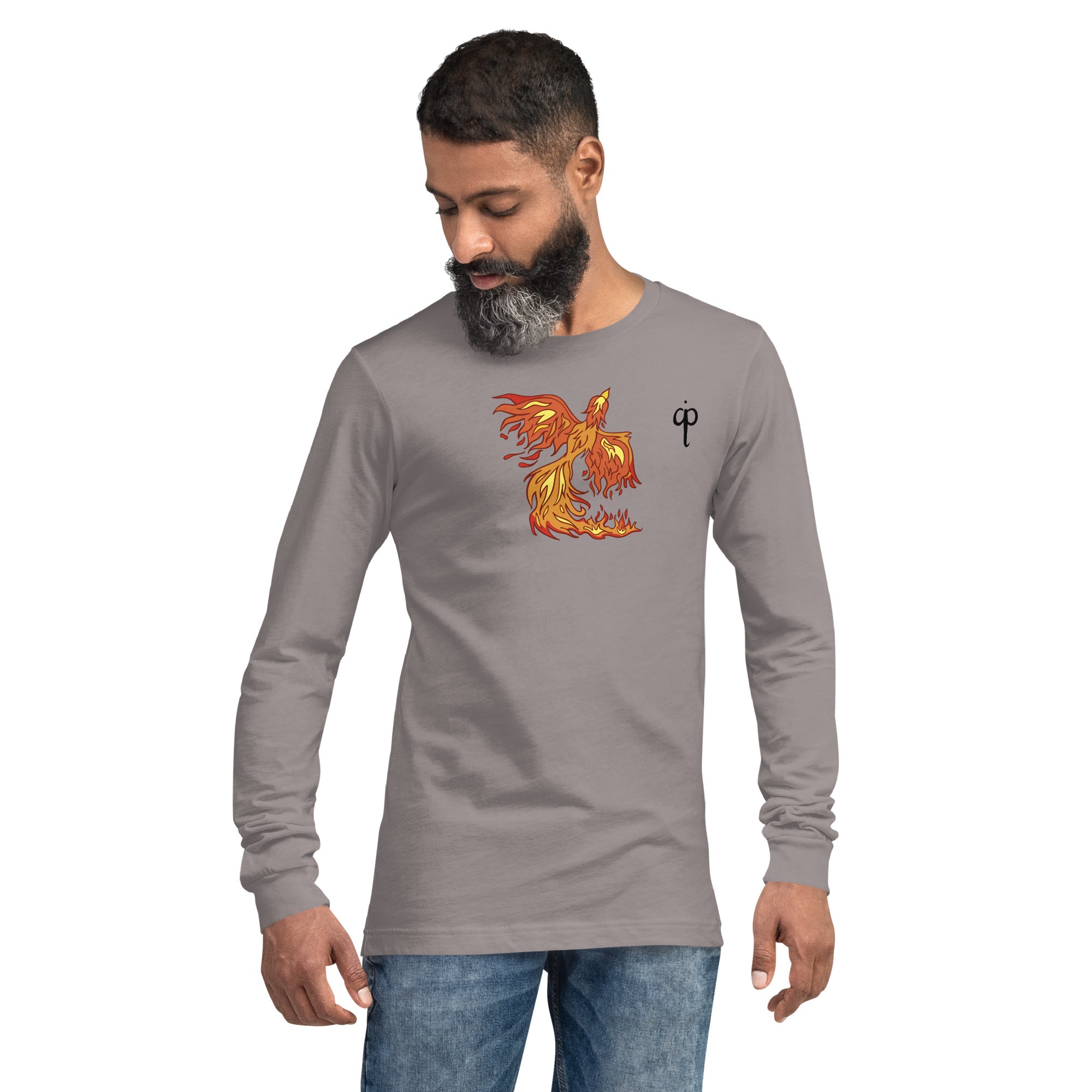 Long Sleeve Tee with graphic and logo