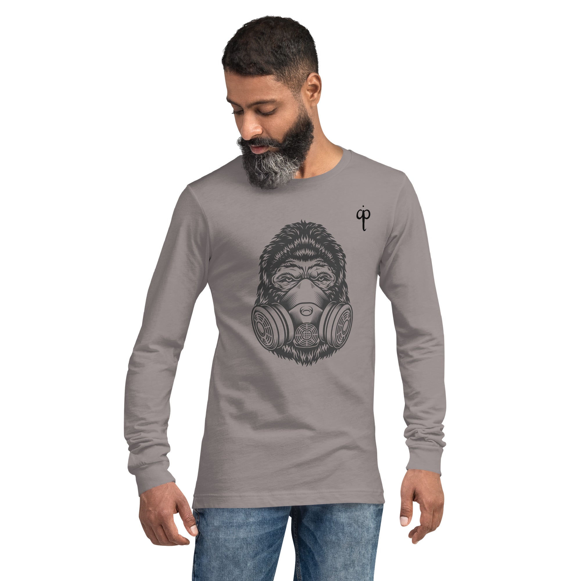 Long Sleeve Tee with graphic and logo