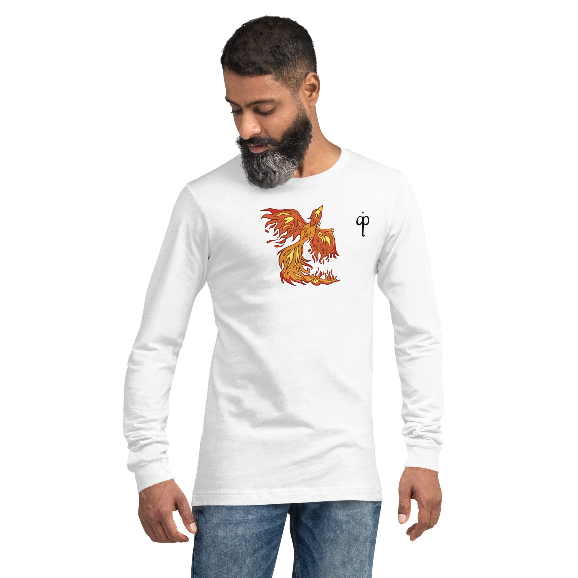 Long Sleeve Tee with graphic and logo