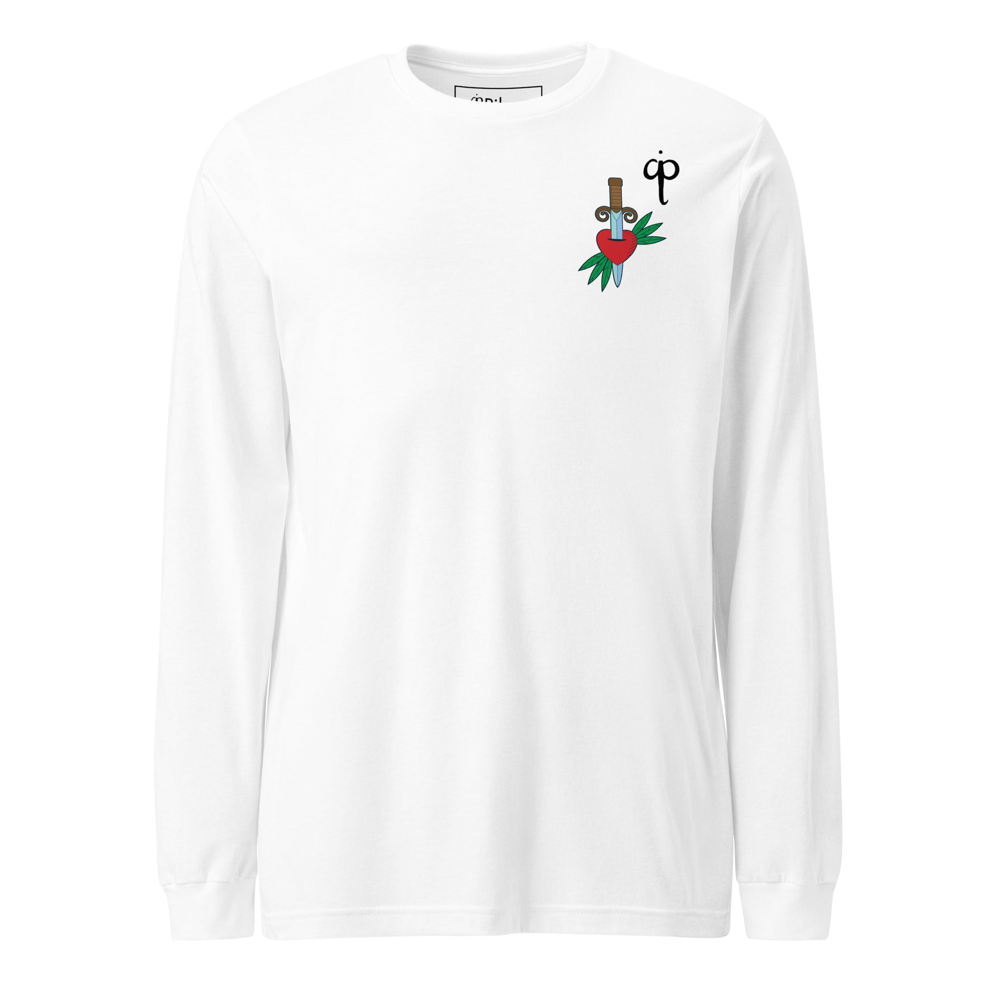 Long Sleeve Tee with graphic and logo