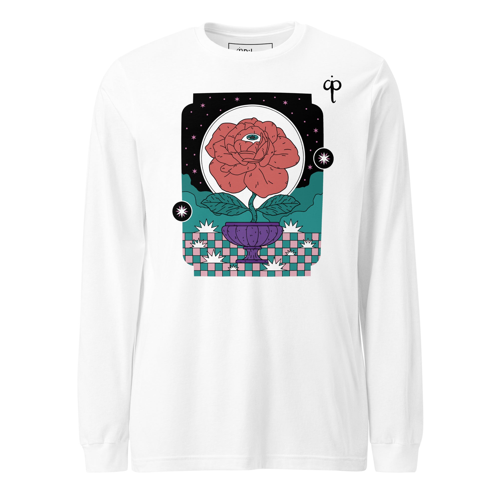 Long Sleeve Tee with graphic and logo