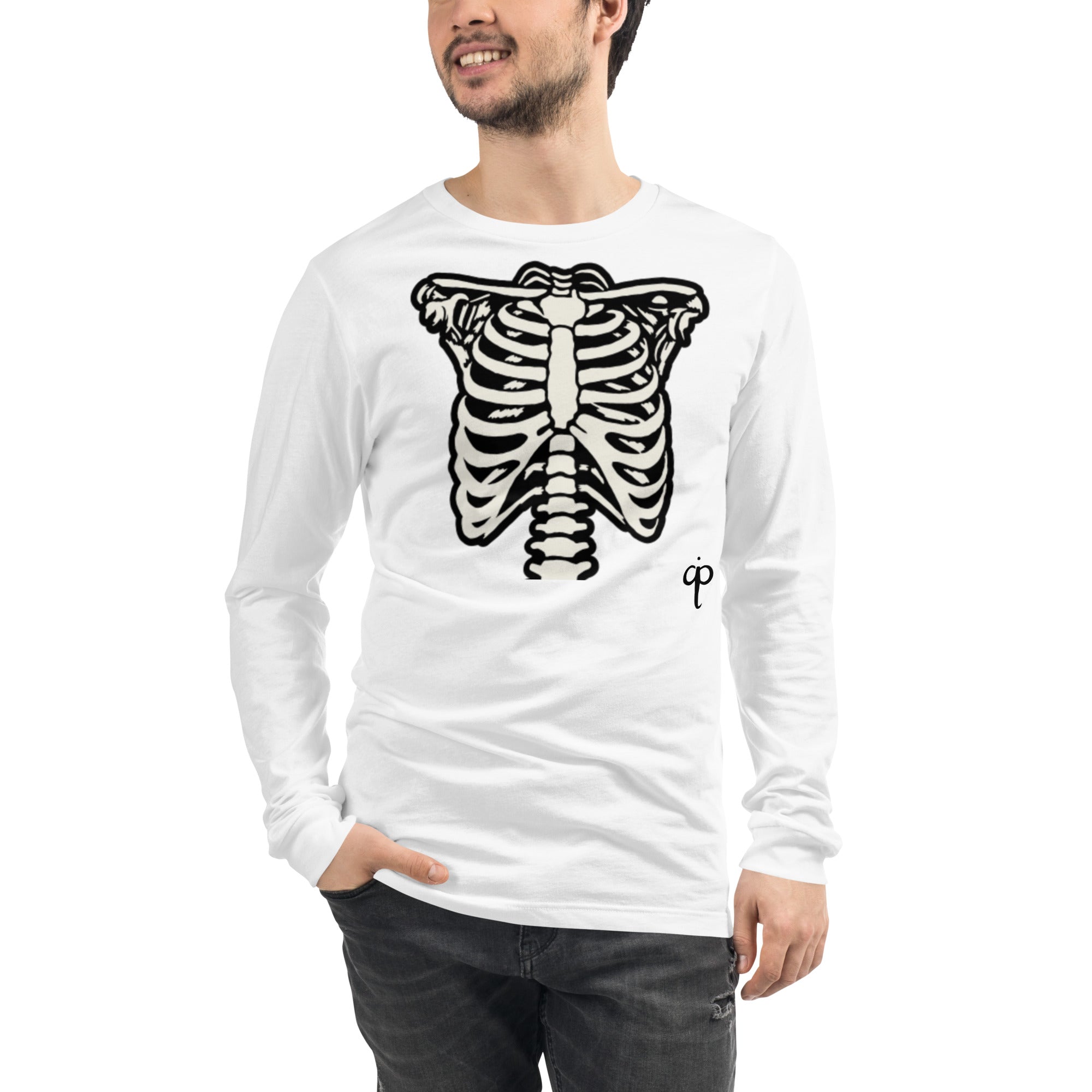 Long Sleeve Tee with graphic and logo