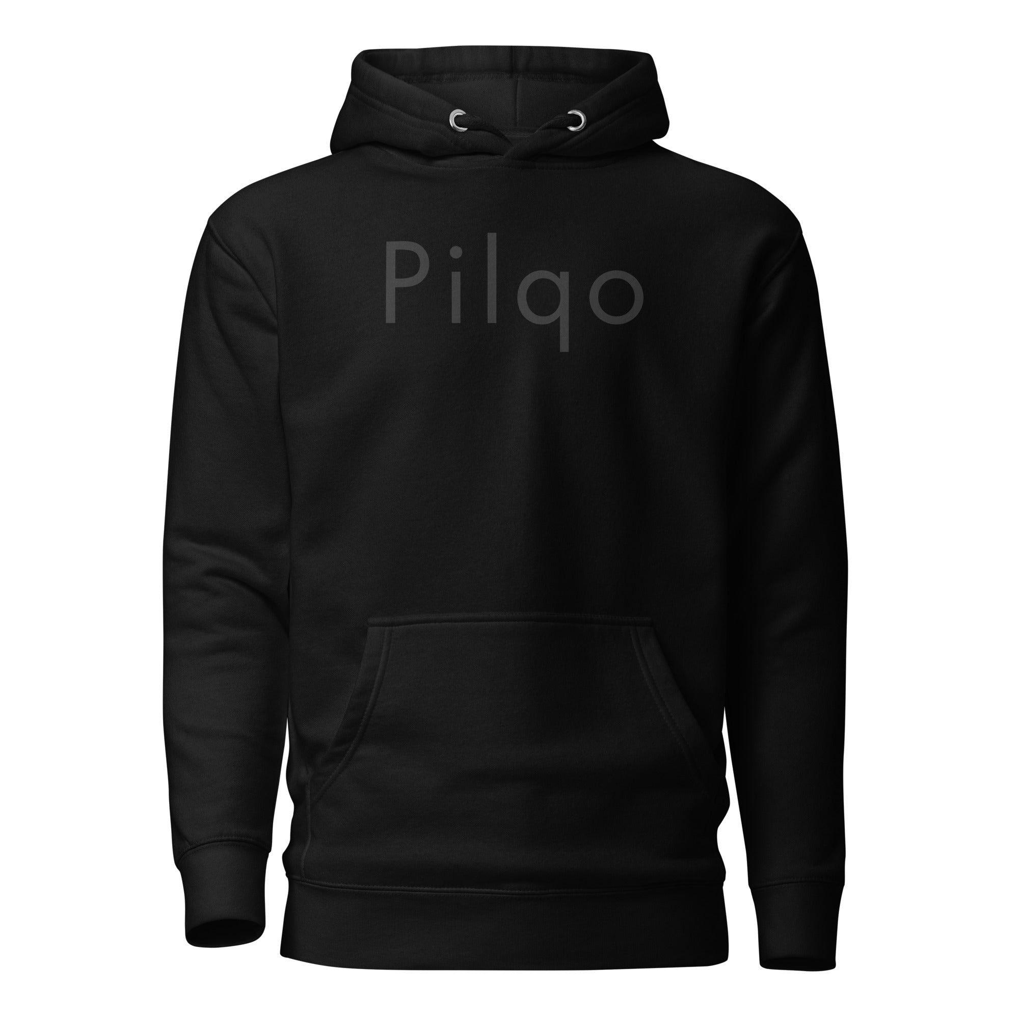 Hoodie with text Pilqo