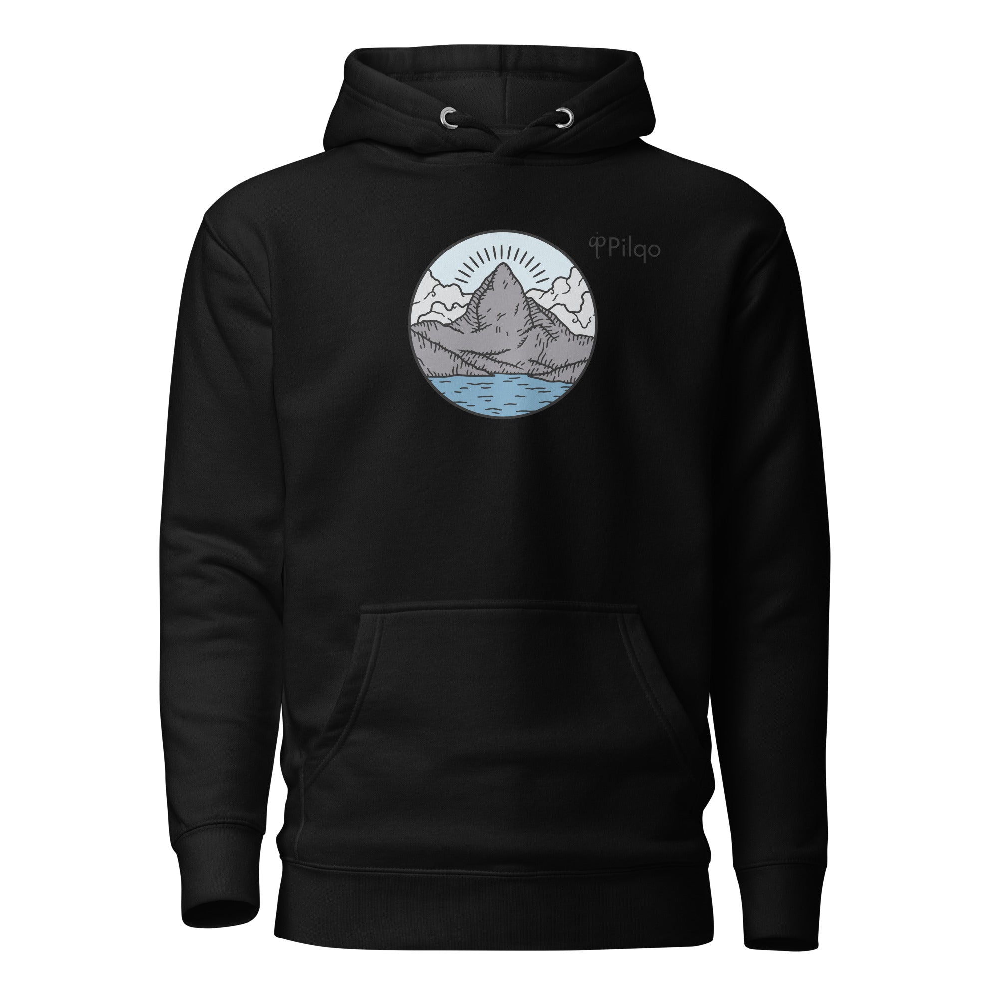 Hoodie with graphics and logo