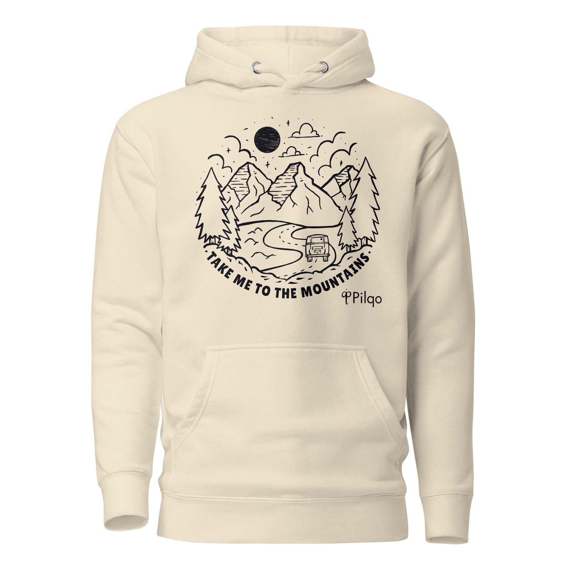 Hoodie with graphics and logo