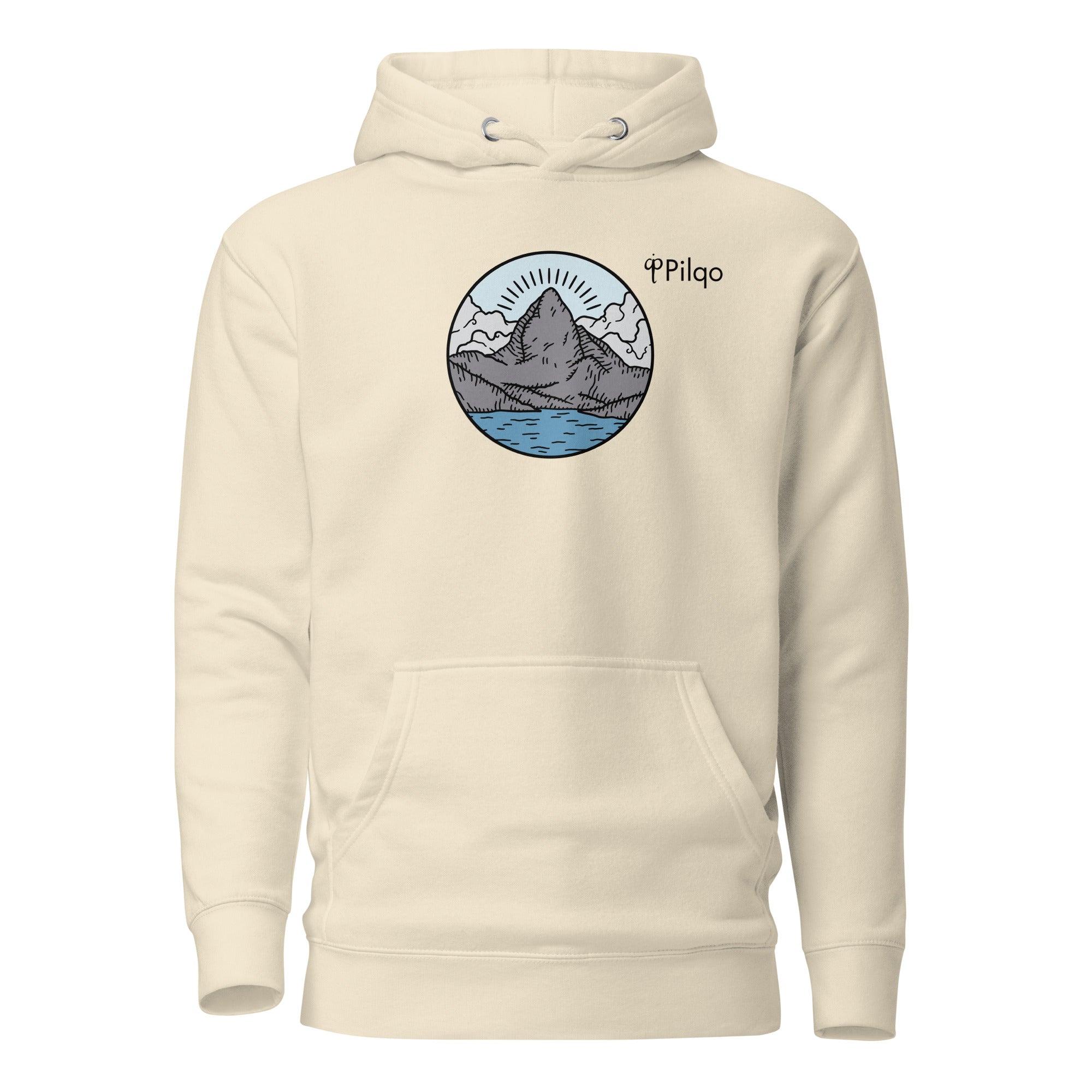 Hoodie with graphics and logo