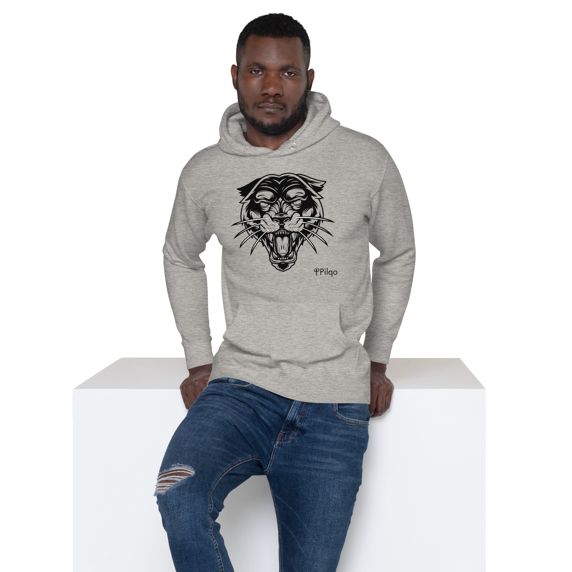 Hoodie with graphics and logo