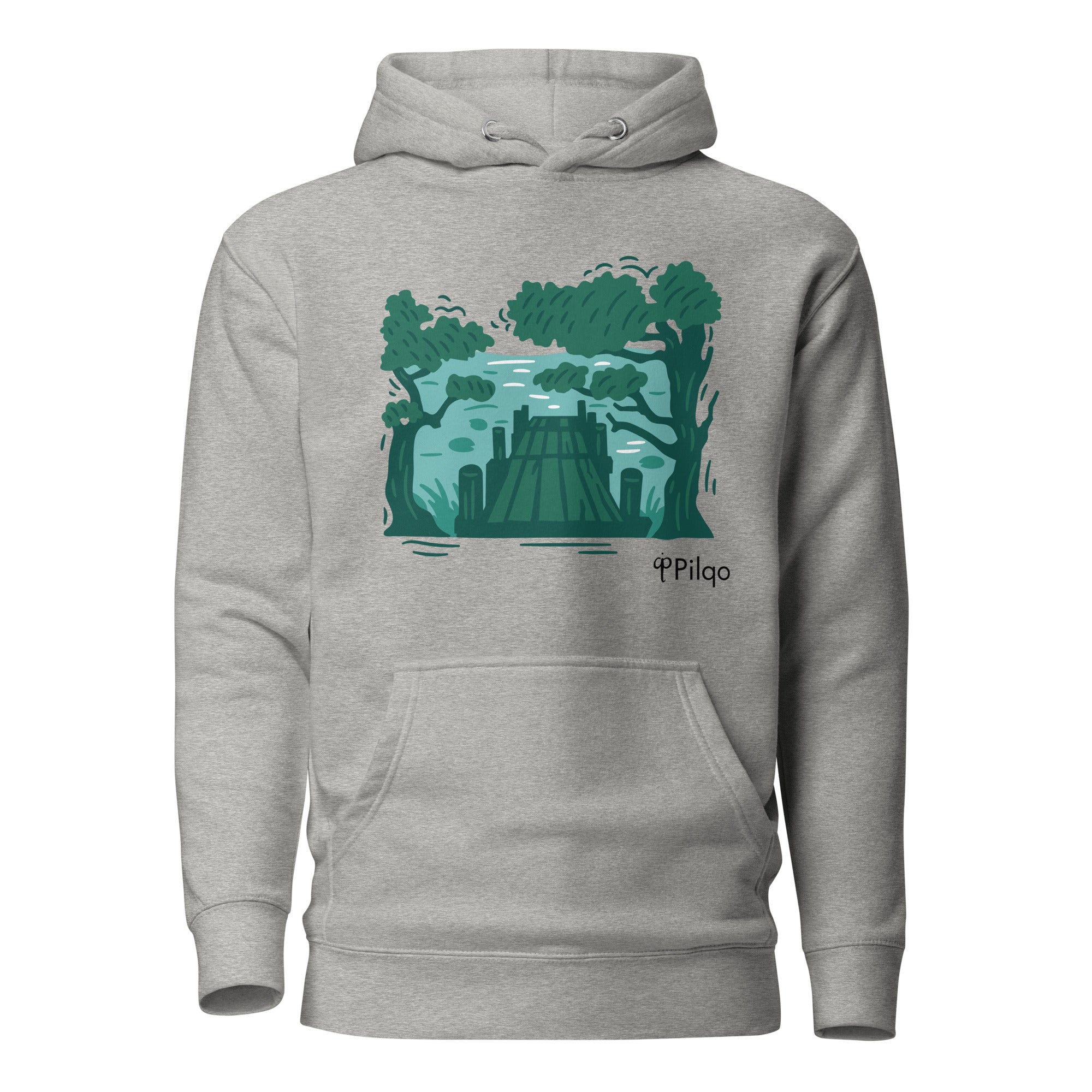 Hoodie with graphics and logo