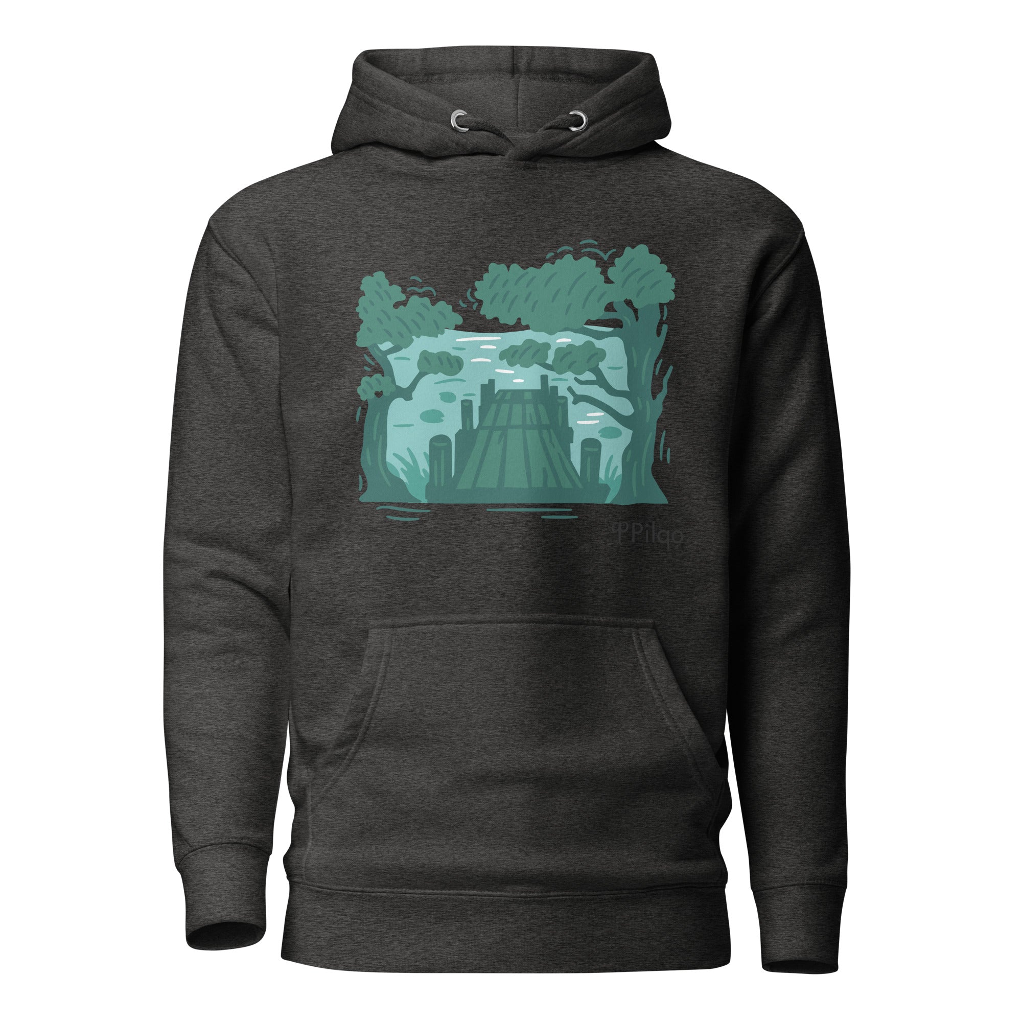 Hoodie with graphics and logo