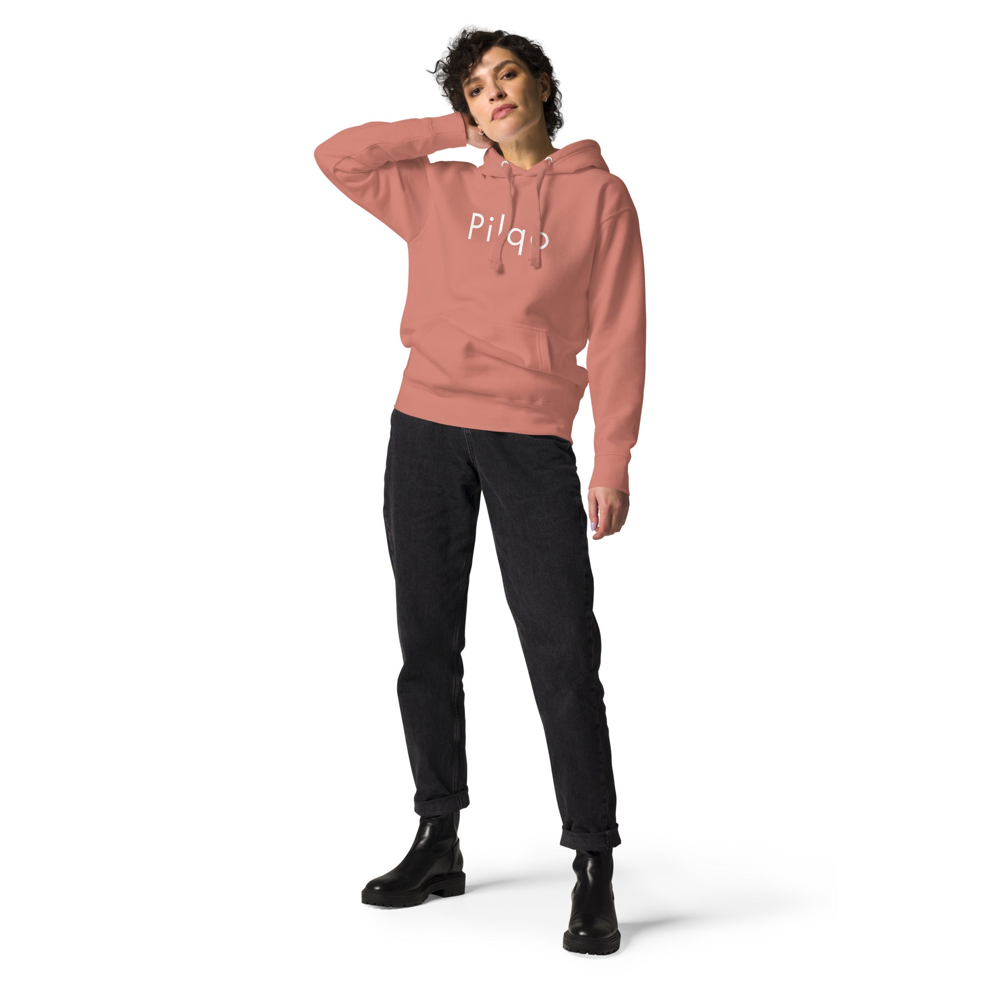 Unisex Hoodie with text Pilqo