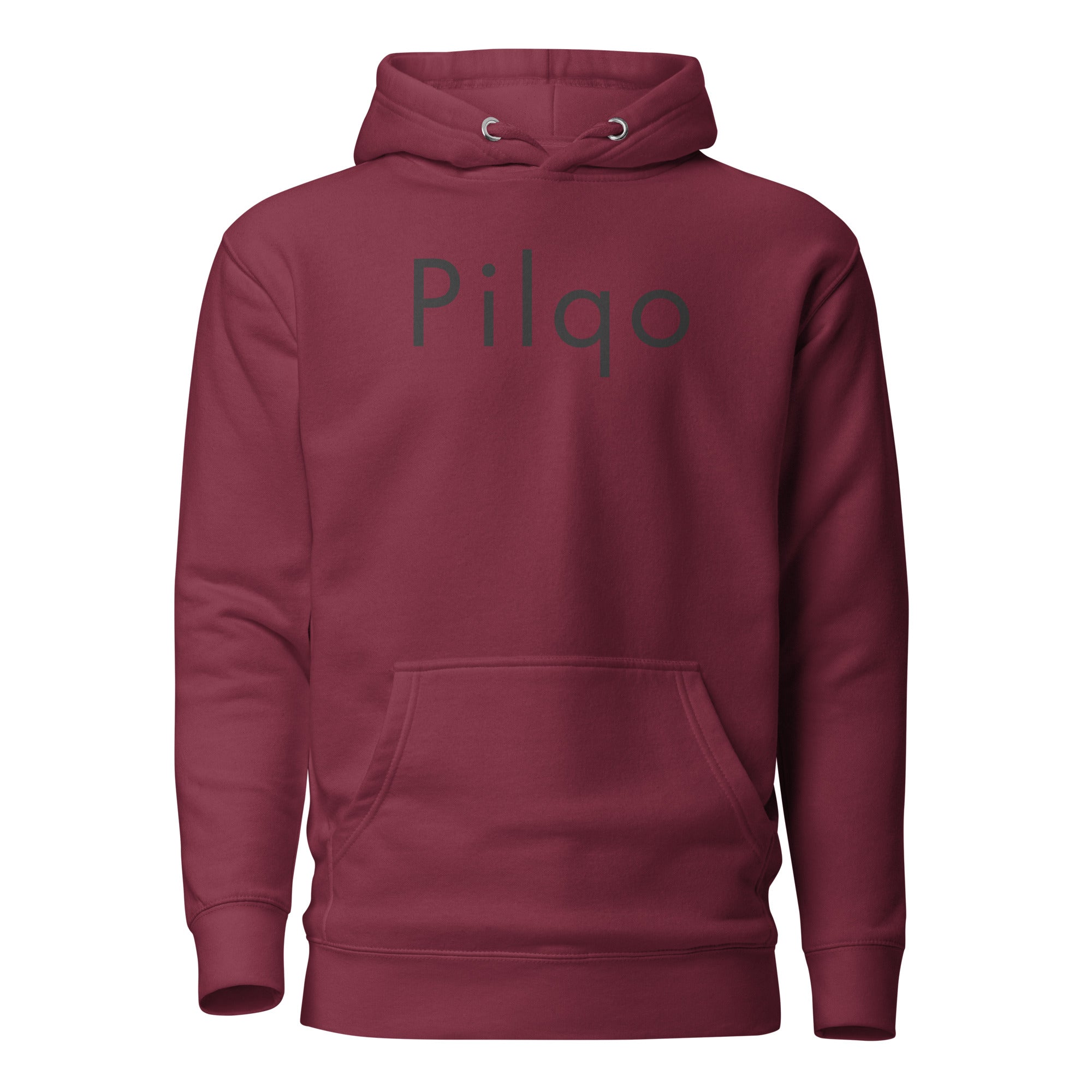 Hoodie with text Pilqo