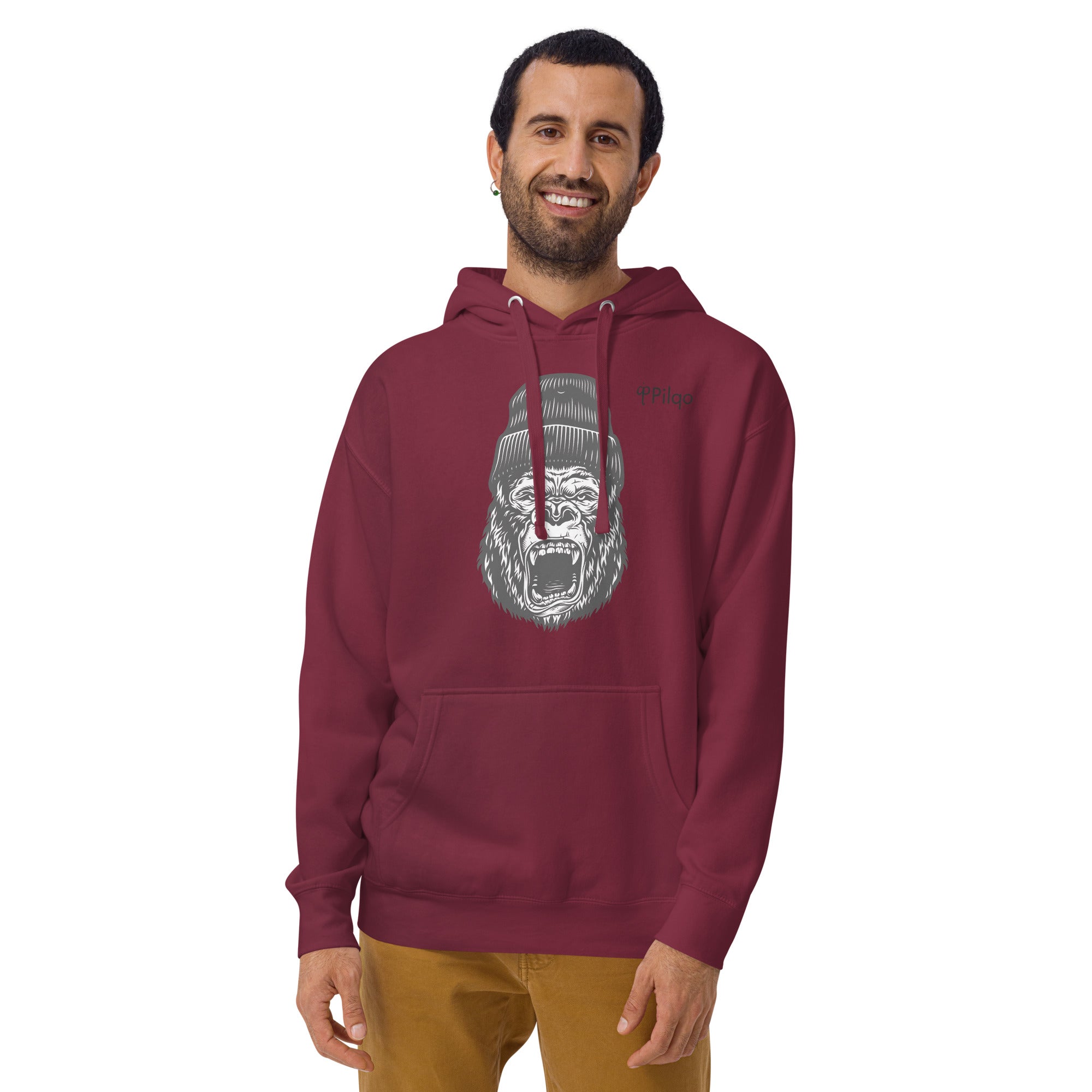 Hoodie mit Grafiken und Logo