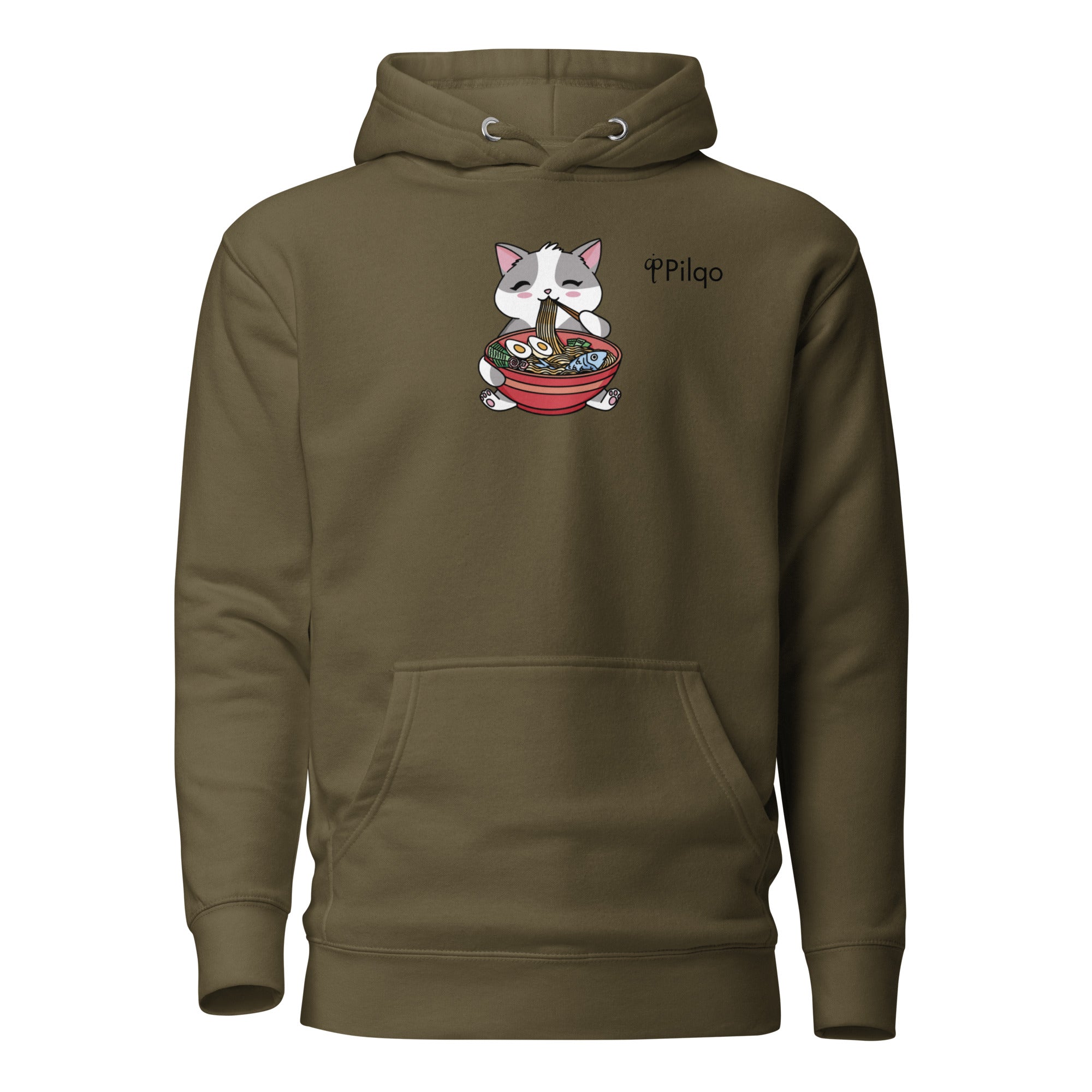 Hoodie with graphics and logo