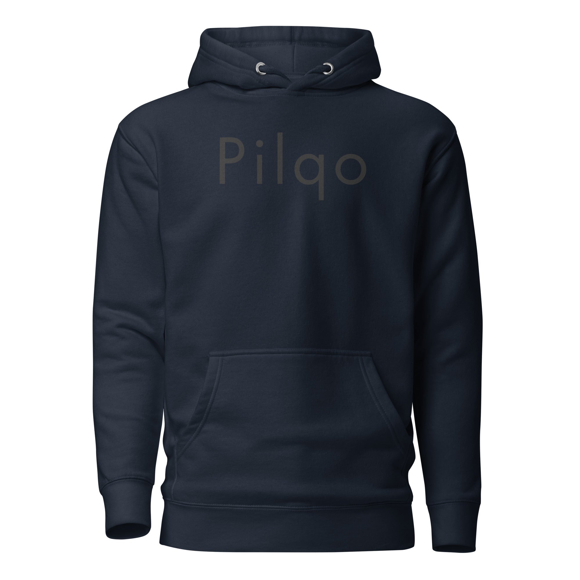 Hoodie with text Pilqo