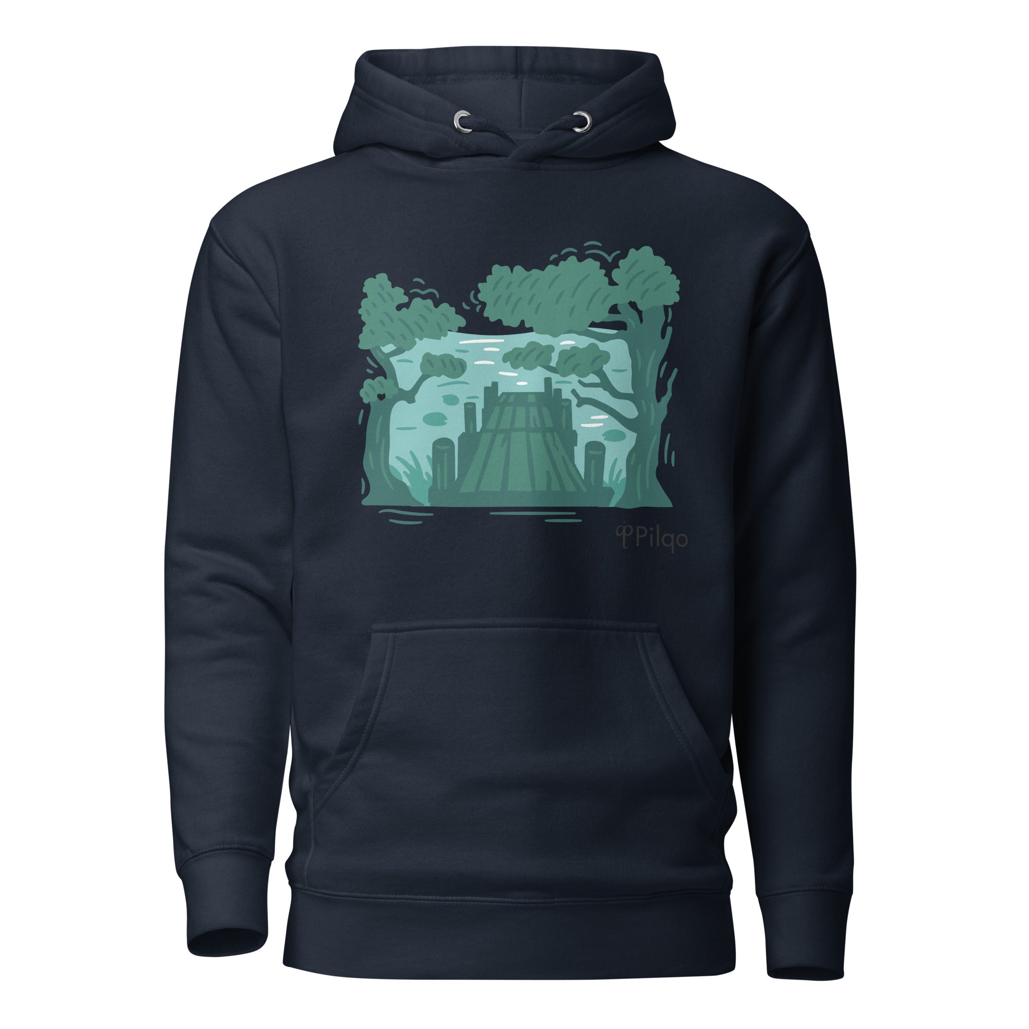 Hoodie with graphics and logo