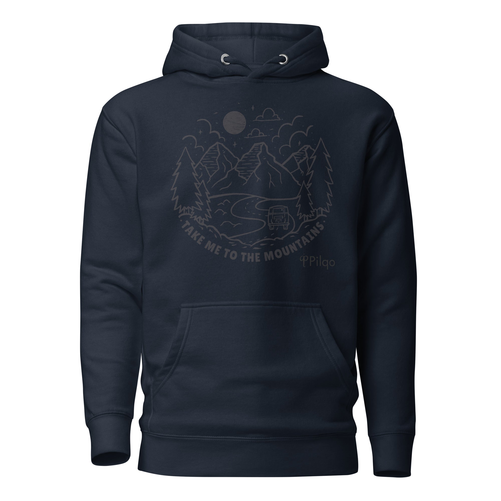 Hoodie mit Grafiken und Logo