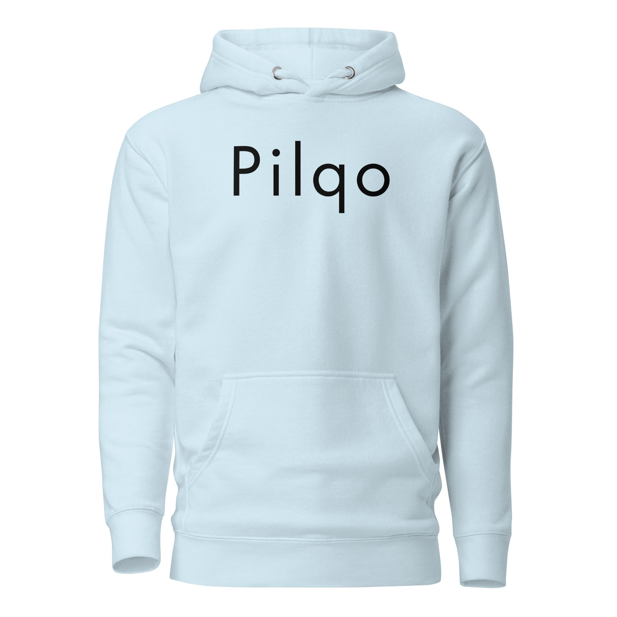 Hoodie with text Pilqo