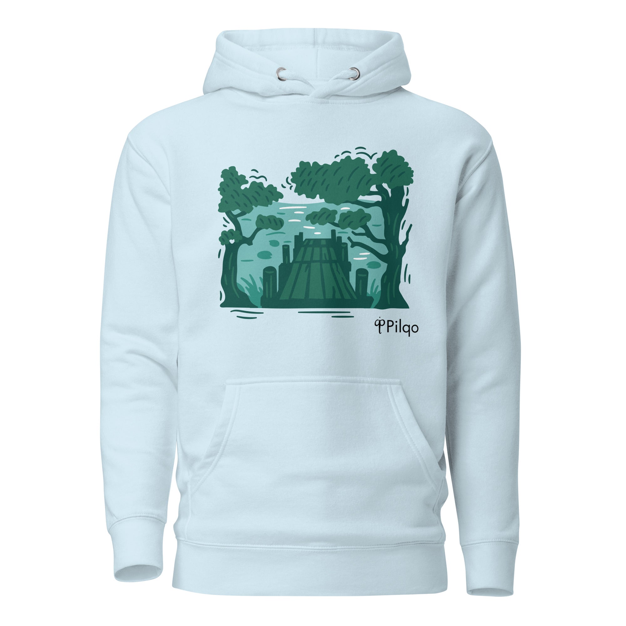 Hoodie with graphics and logo