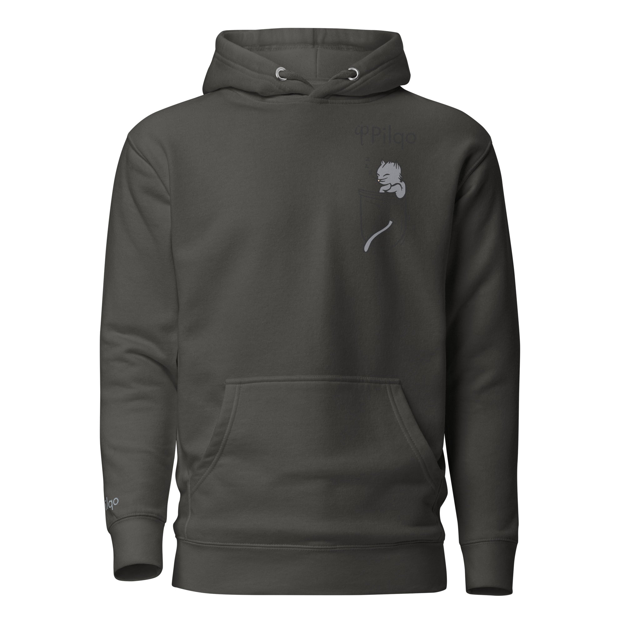 Hoodie with graphics and logo