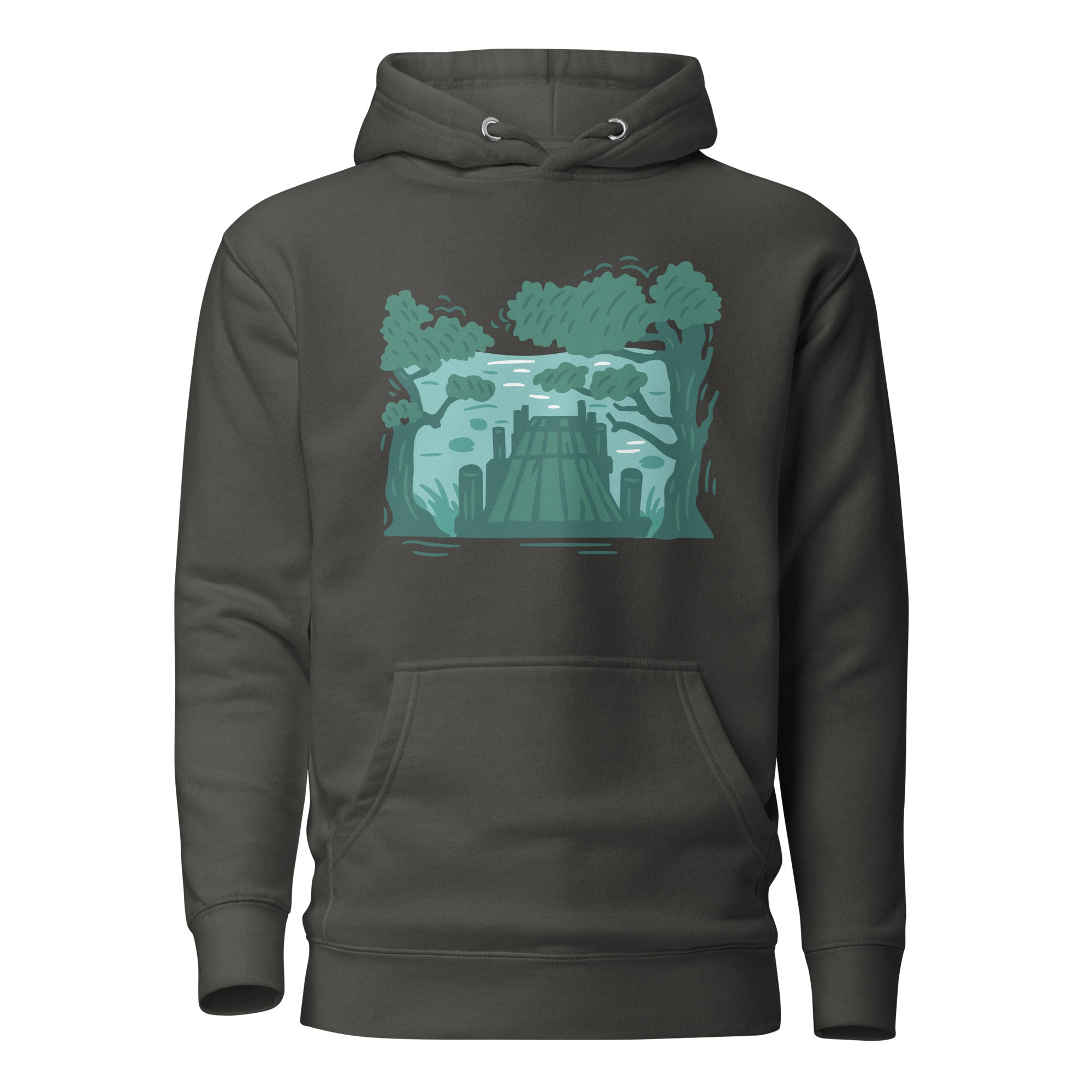 Hoodie with graphics and logo