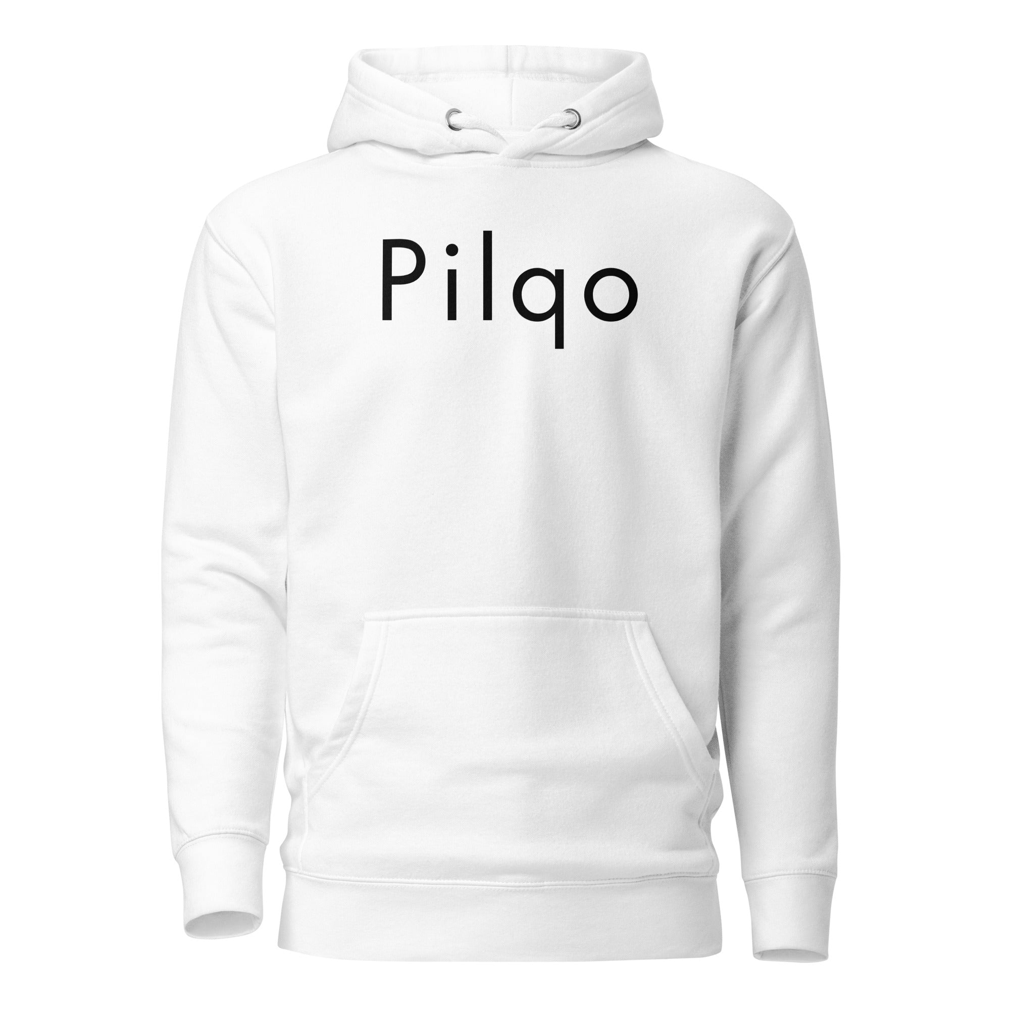 Hoodie with text Pilqo