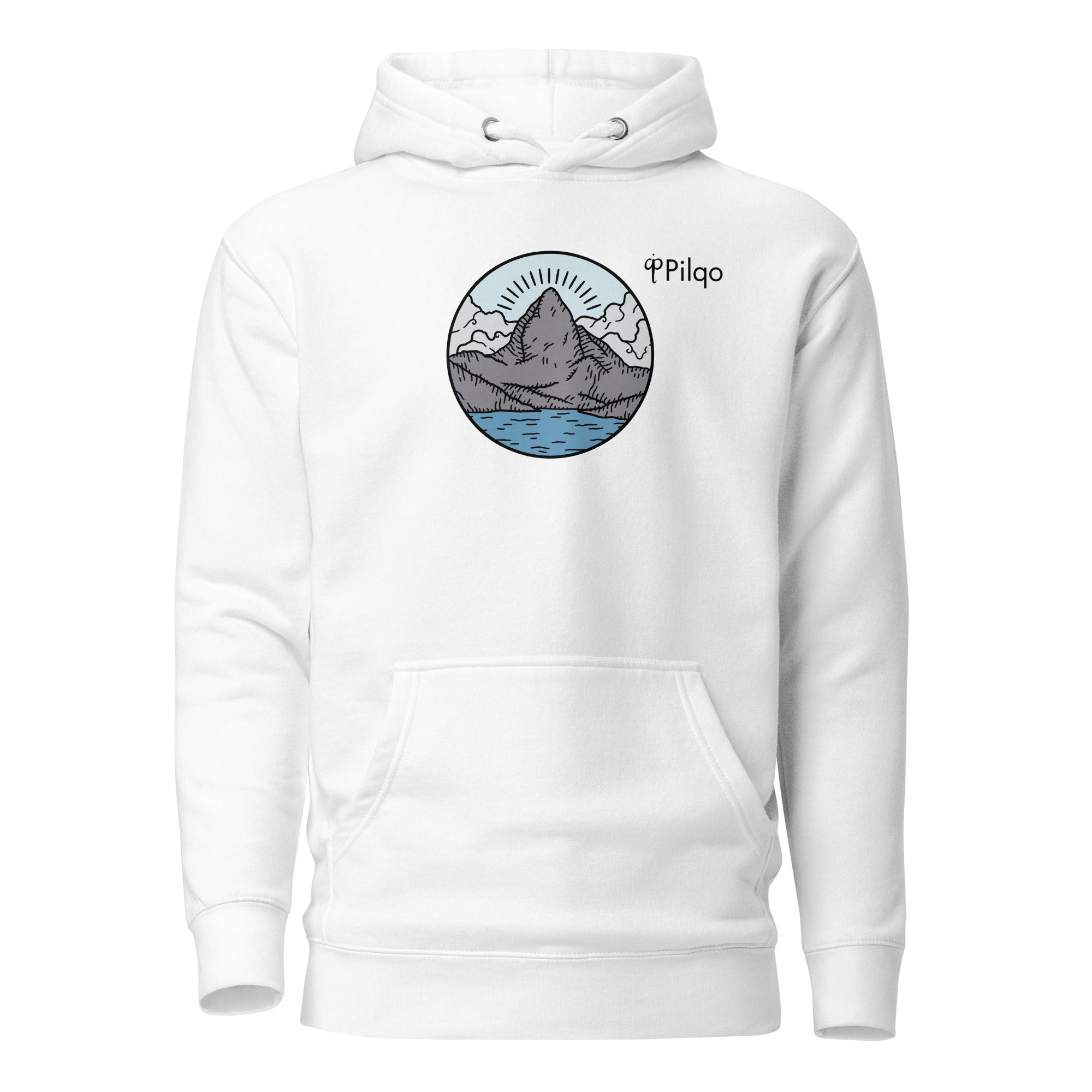 Hoodie with graphics and logo