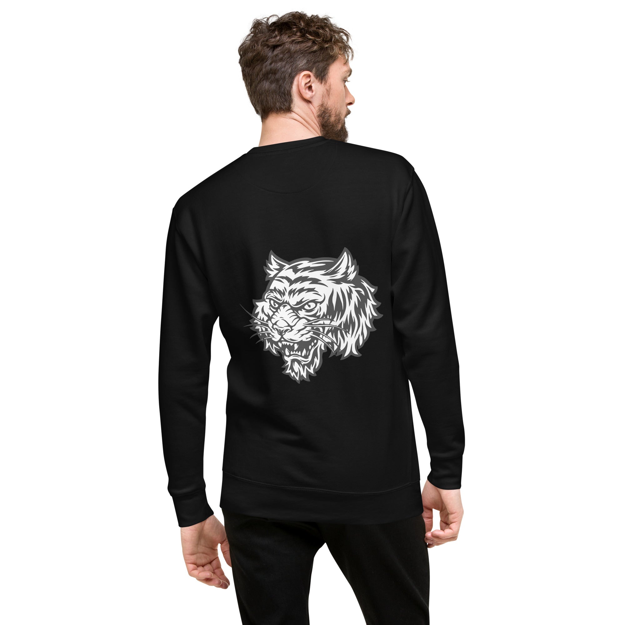 Premium sweatshirt with graphics and logo