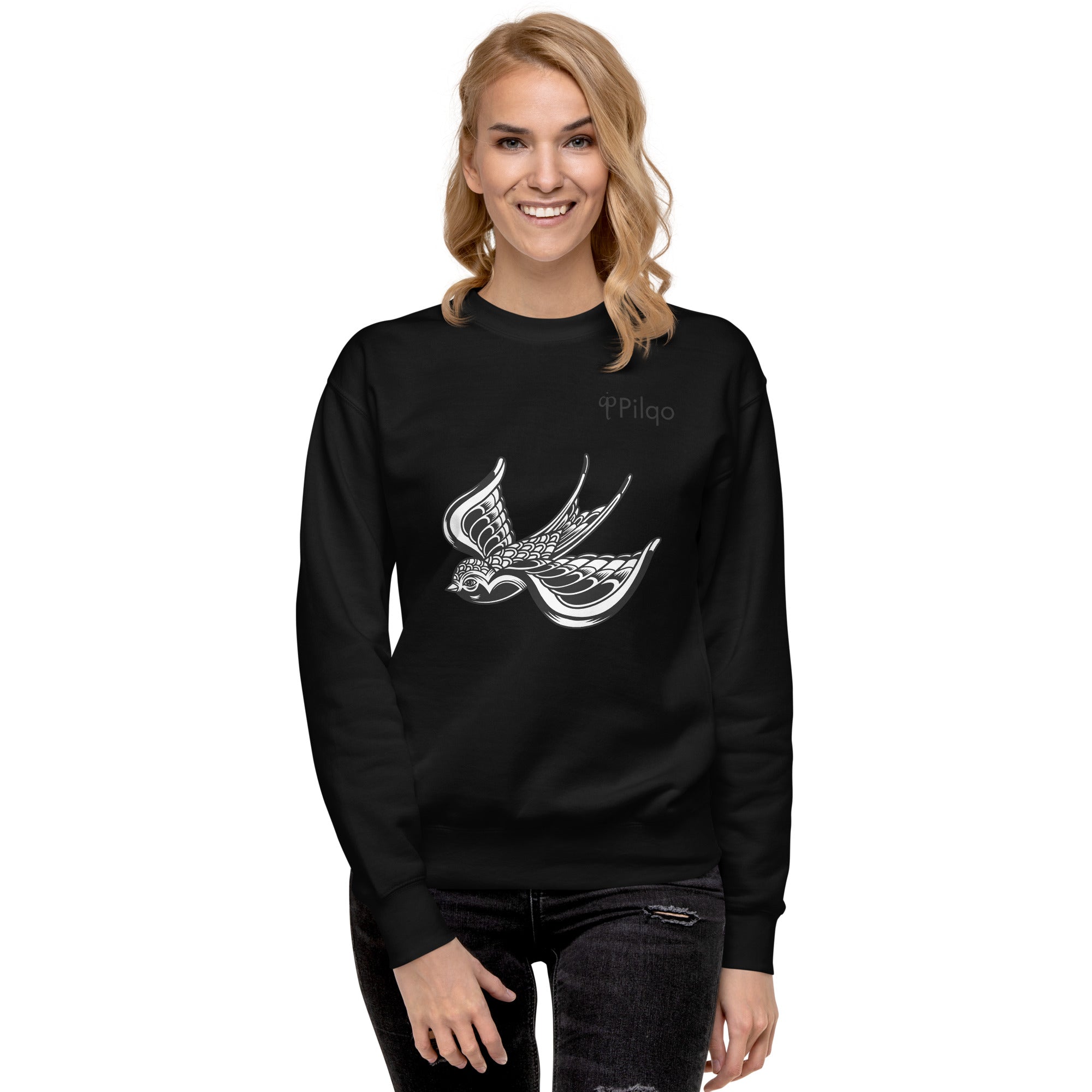 Premium-Sweatshirt mit Grafik und Logo