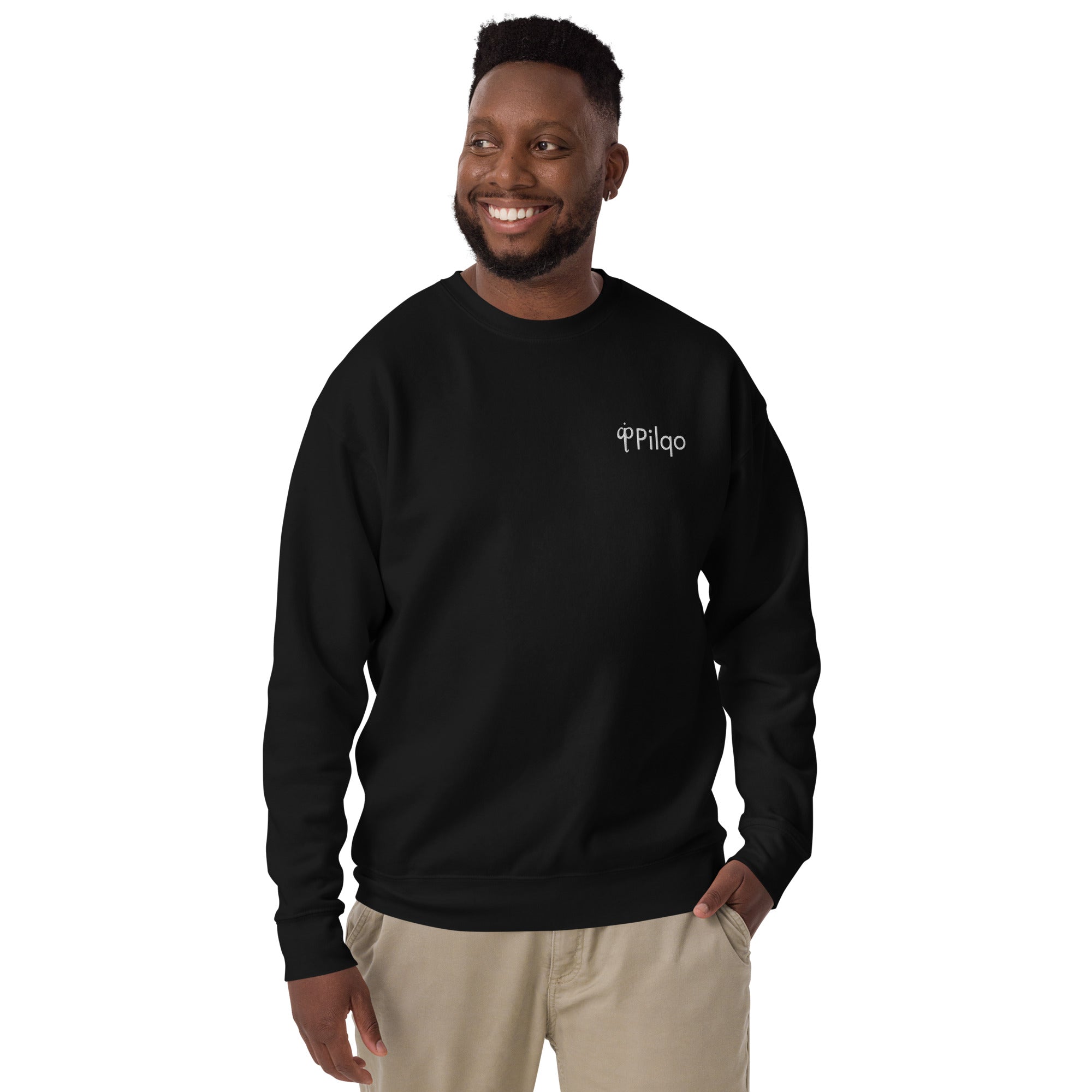 Sweatshirt with embroidery logo