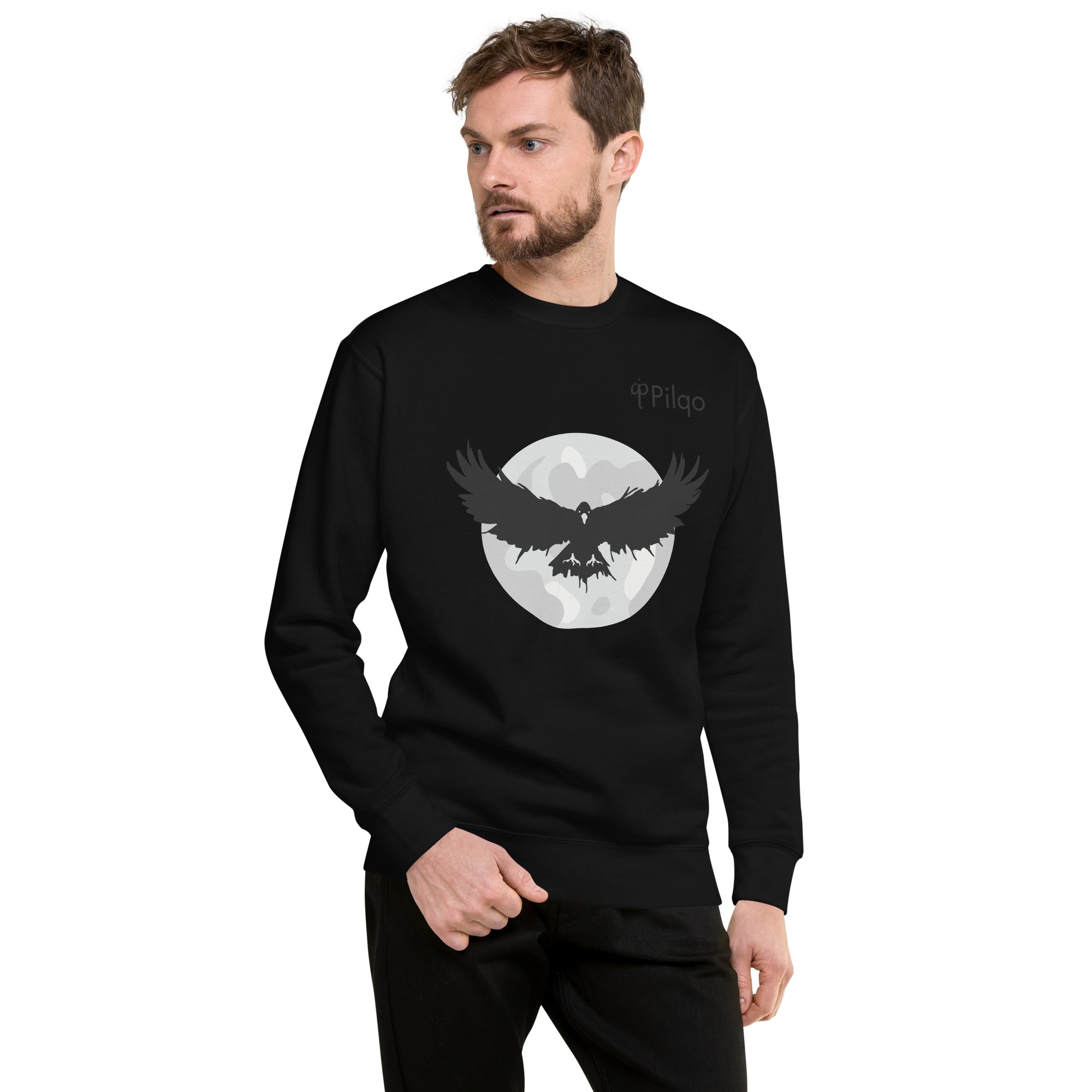 Premium sweatshirt with graphics and logo