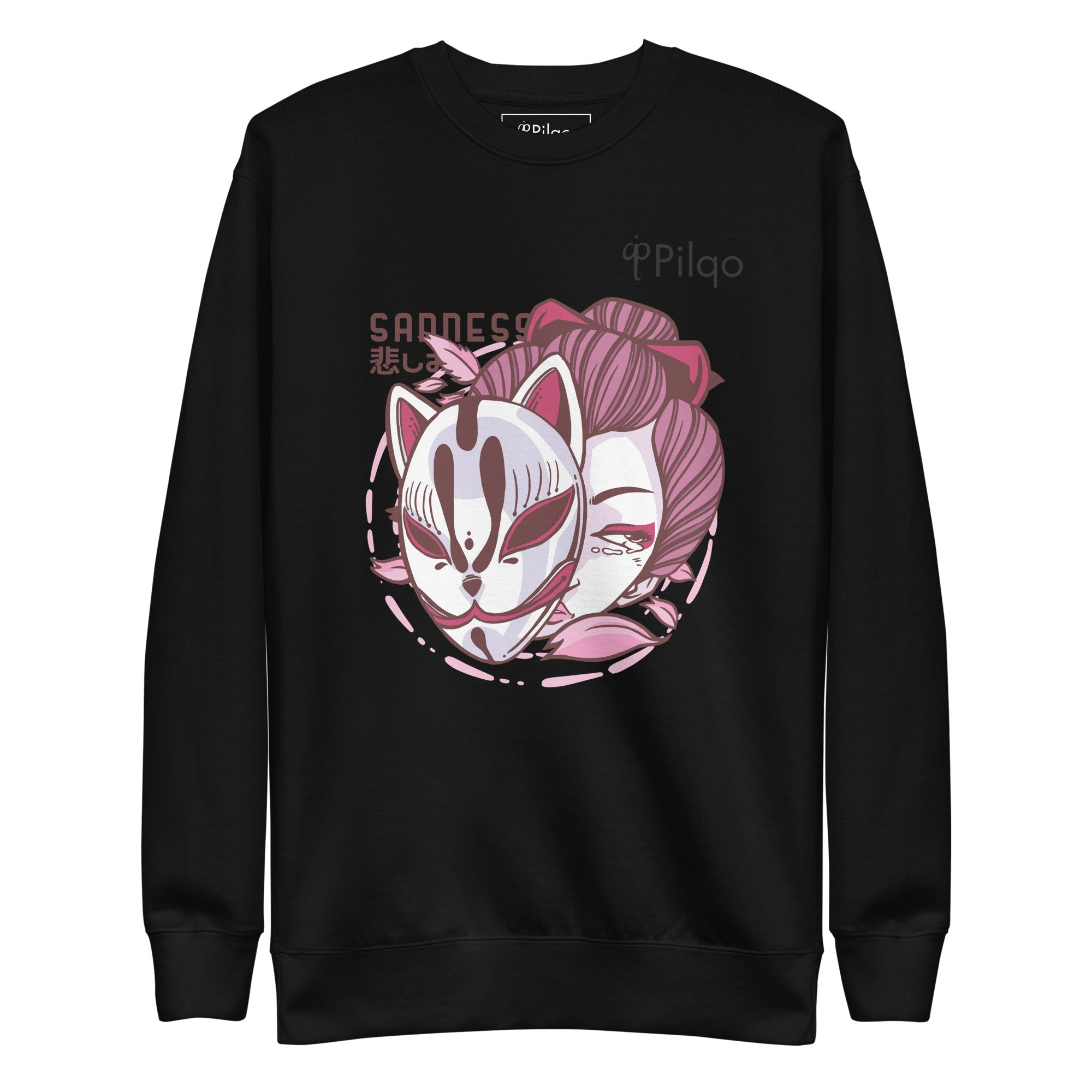 Premium sweatshirt with graphics and logo